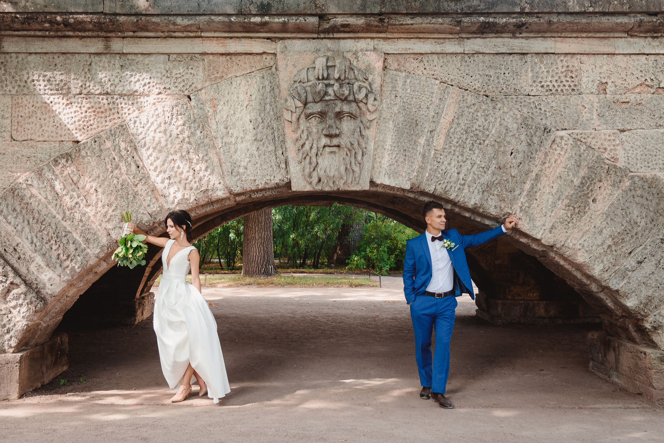 Свадебная фотосессия love story молодоженов