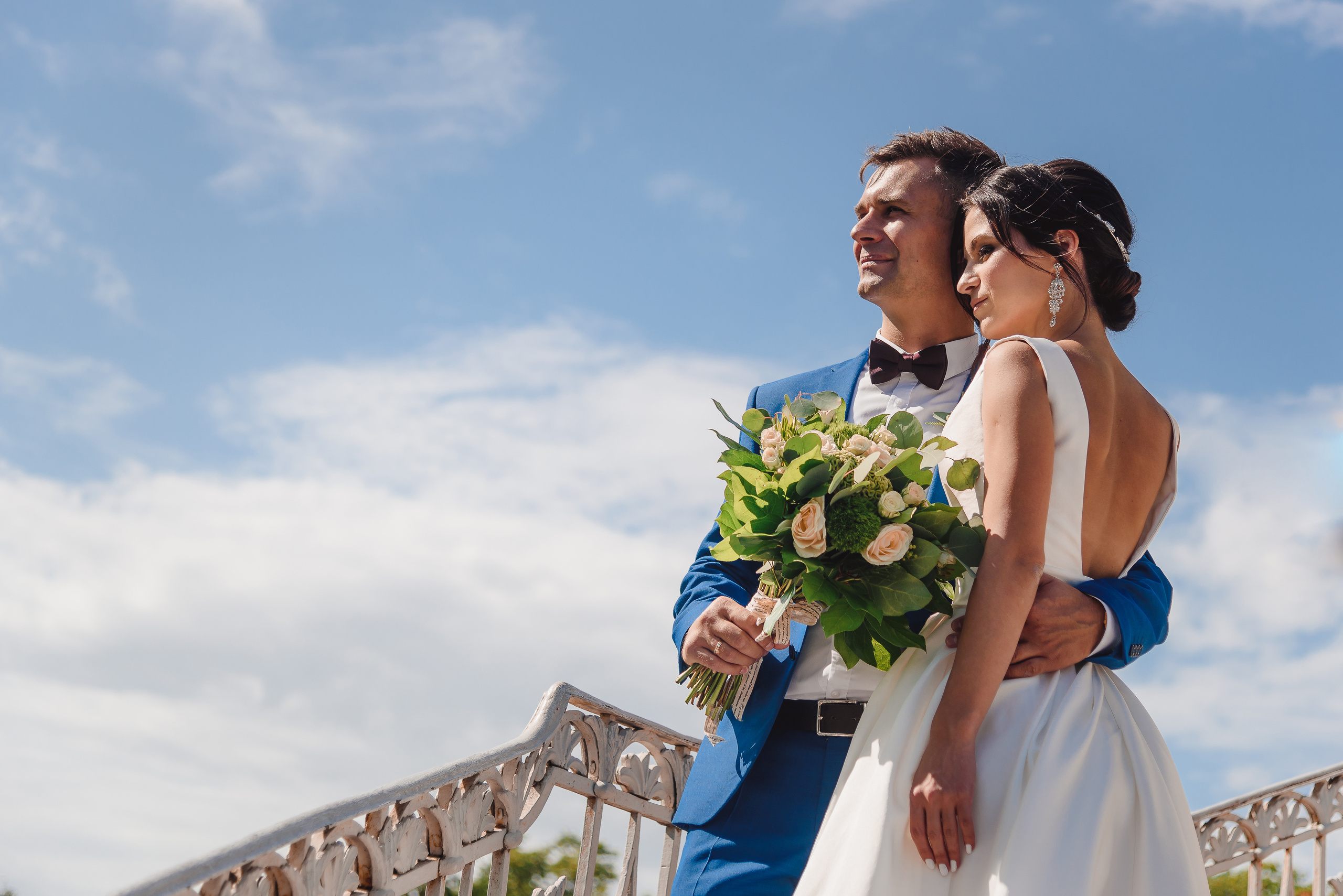 Свадебная фотосессия love story молодоженов