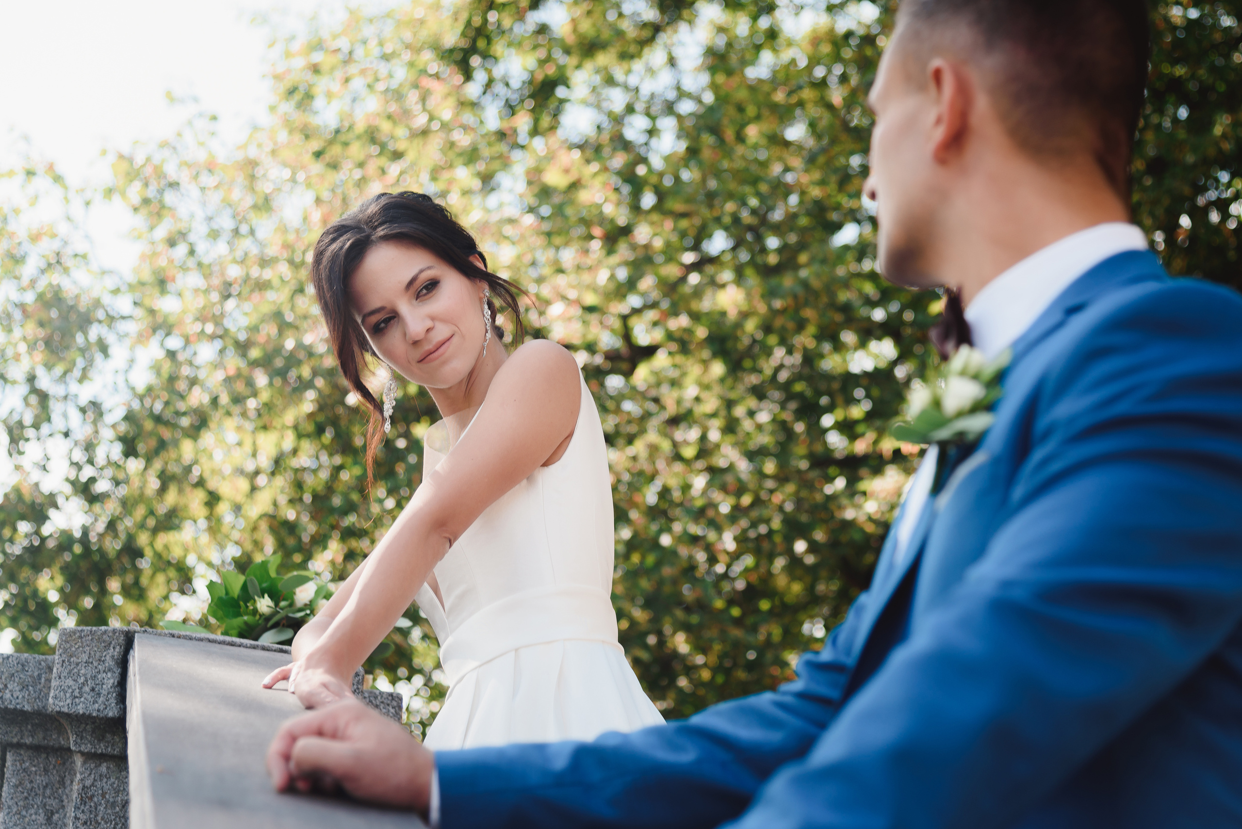 Свадебная фотосессия love story молодоженов