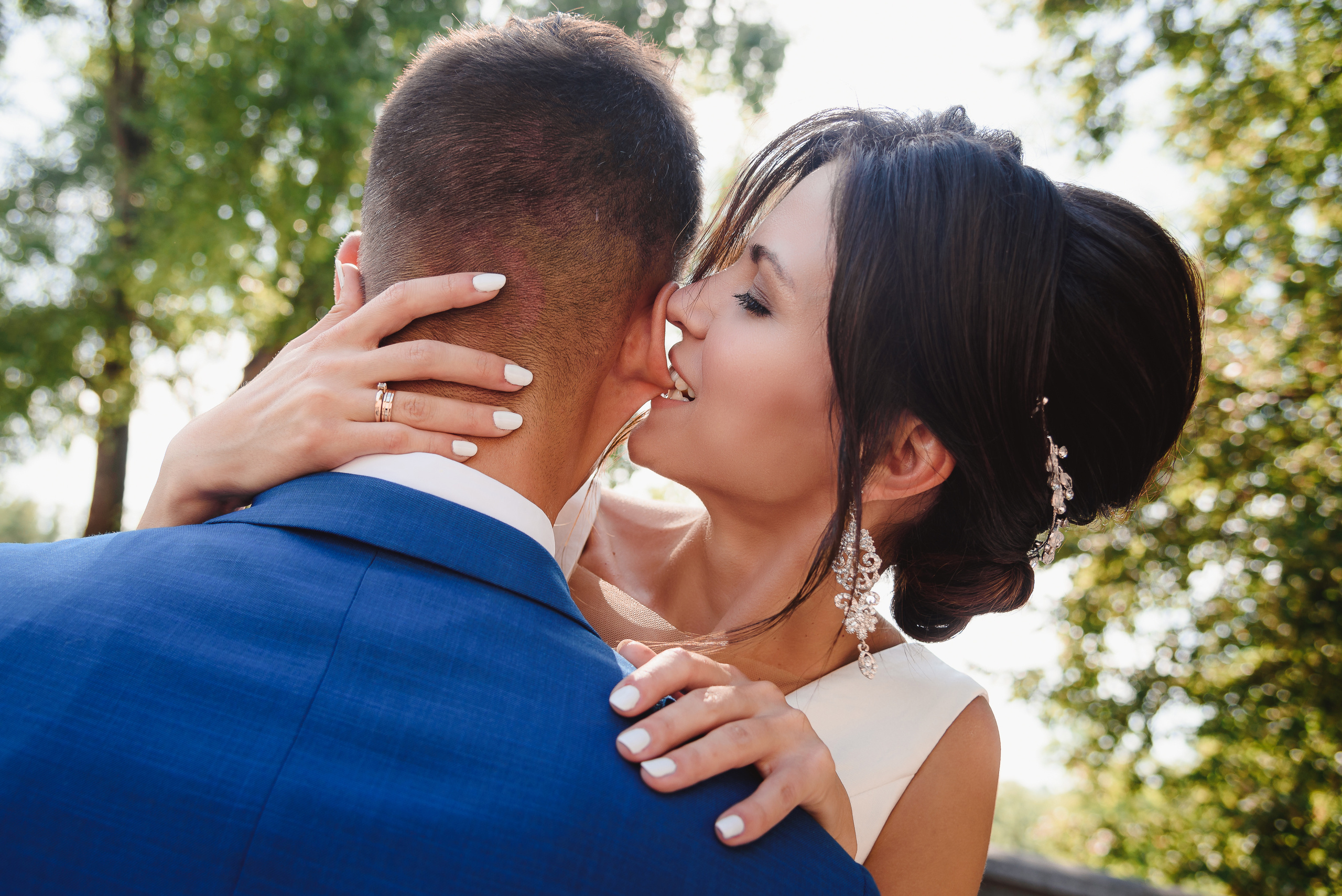 Свадебная фотосессия love story молодоженов