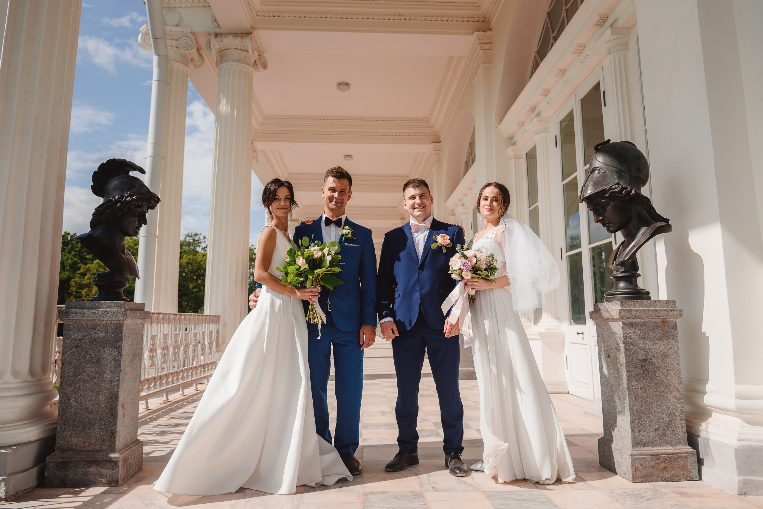 Свадебная фотосессия love story молодоженов