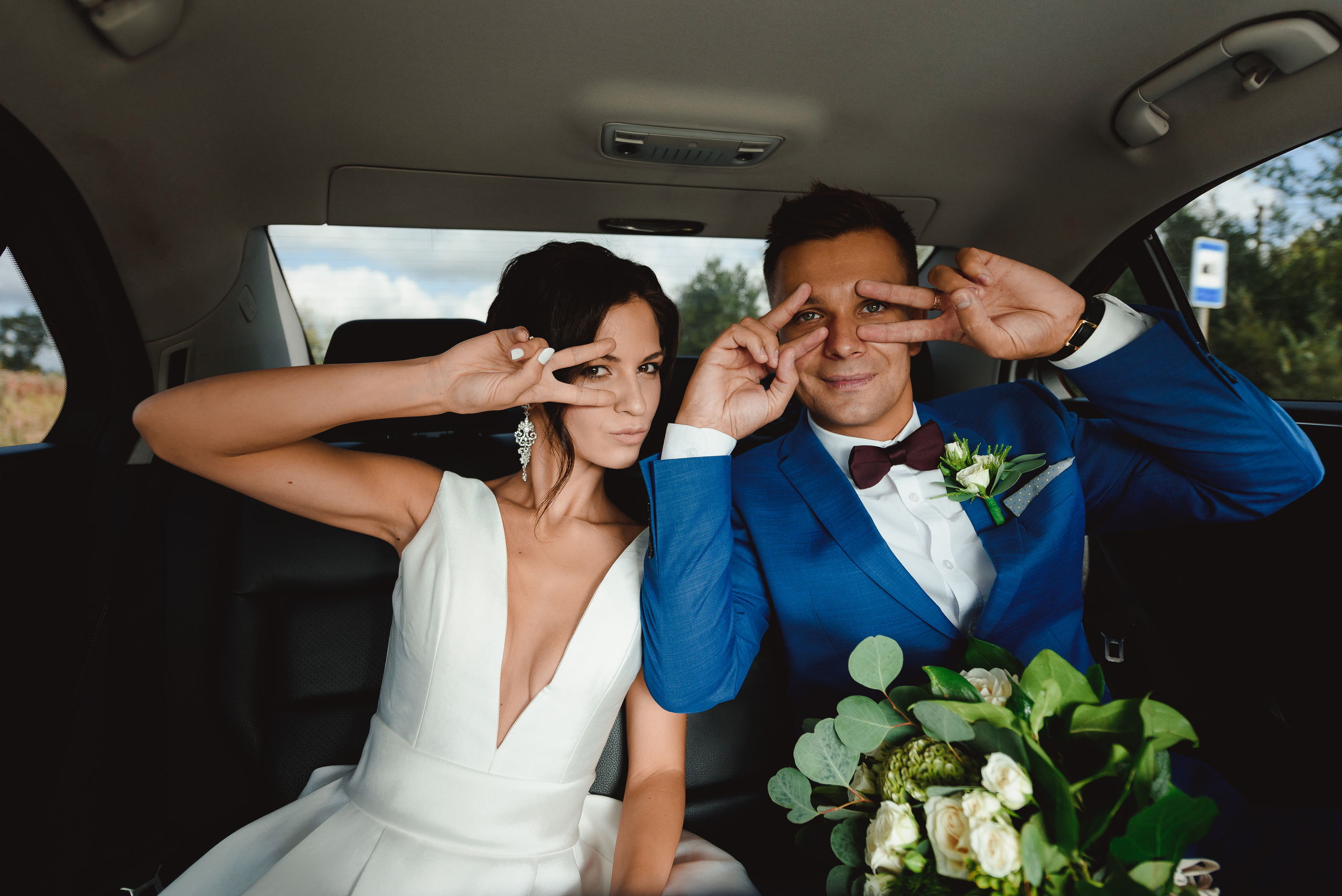 Свадебная фотосессия love story молодоженов