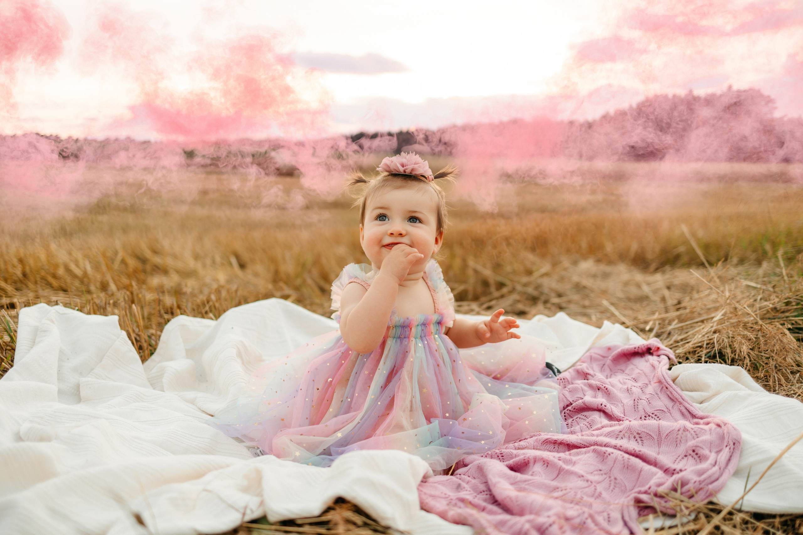 Sesja urodzinowa Liwii. Fotograf Siedlce