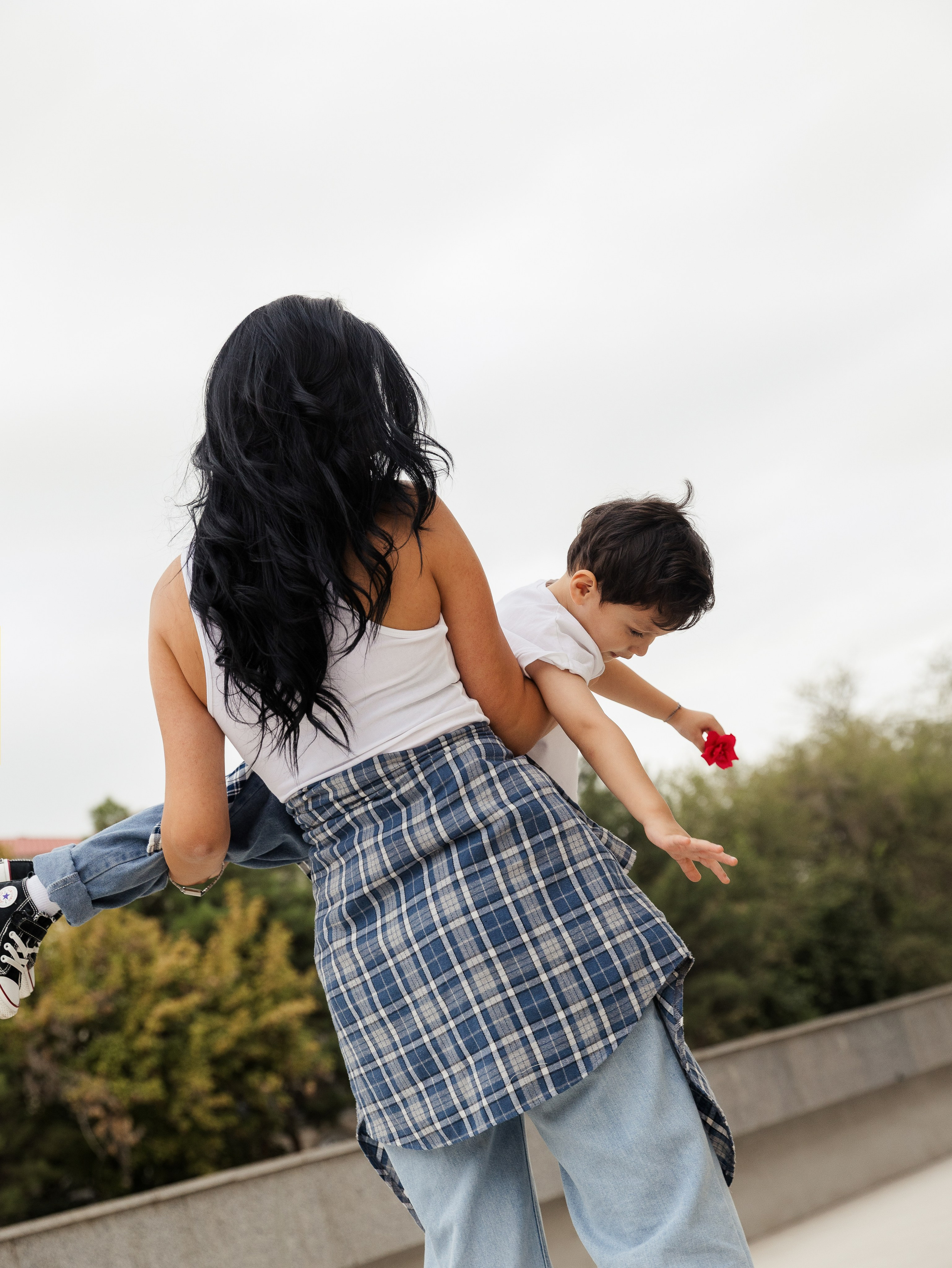 Mom and Her Little Boy. Family and wedding photographer in Bangkok, Thailand