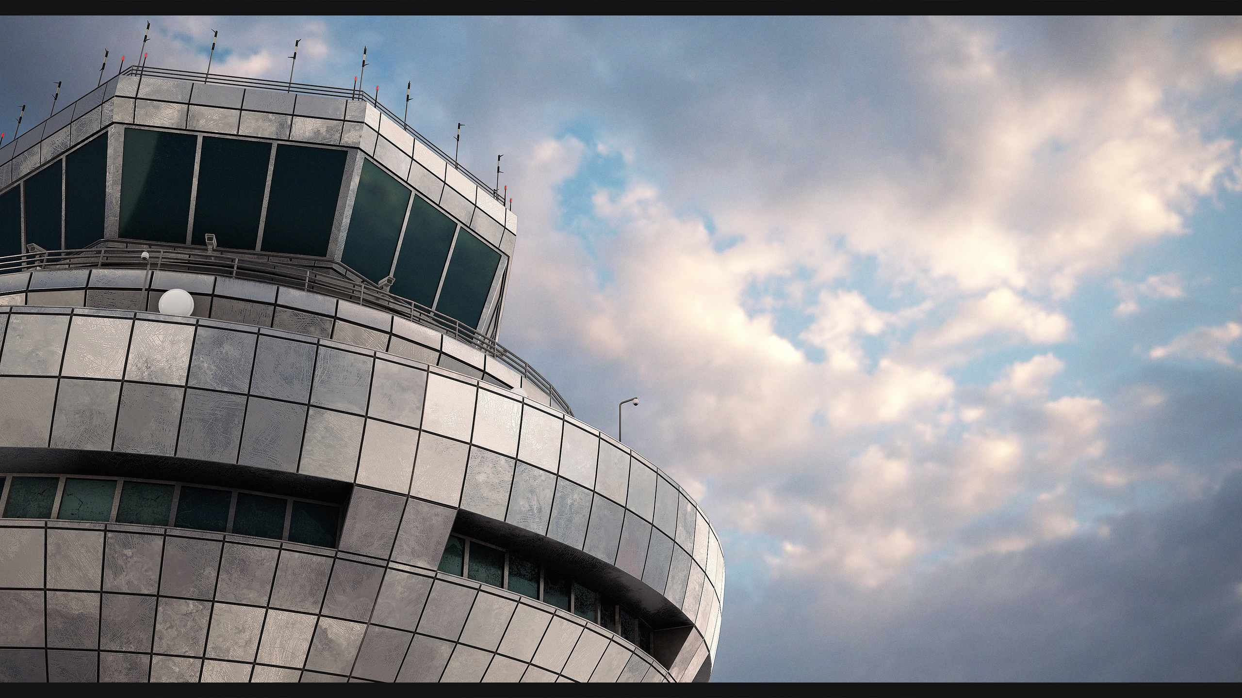 ATC Tower — Madrid Barajas Airport. Interimagenes I Barcelona Photographers