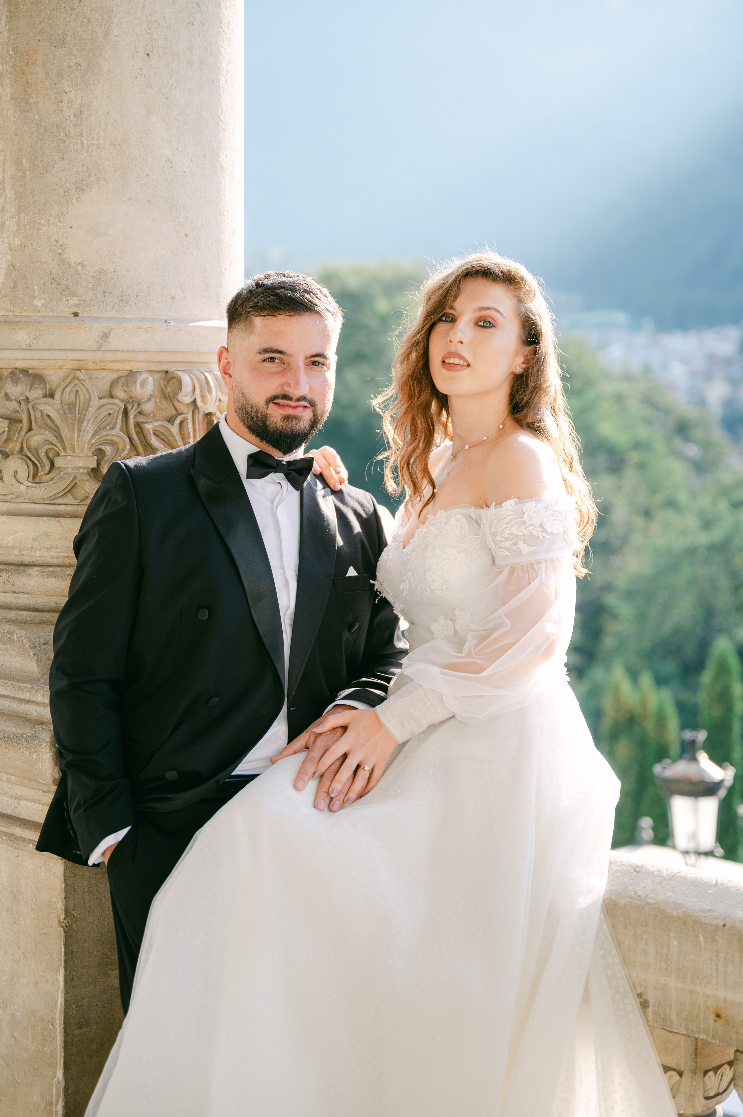 Sedinta foto trash the dress la castelul Cantacuzino