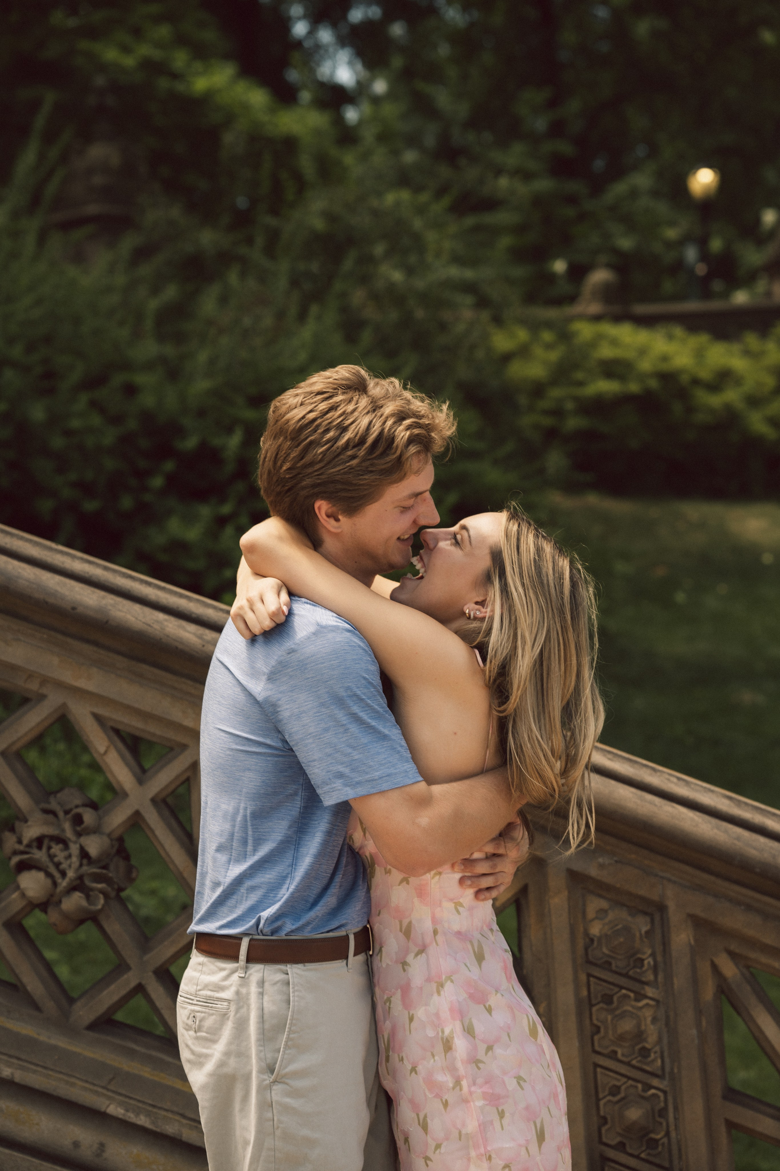 Surprise proposal Central Park. New York + destination photographer