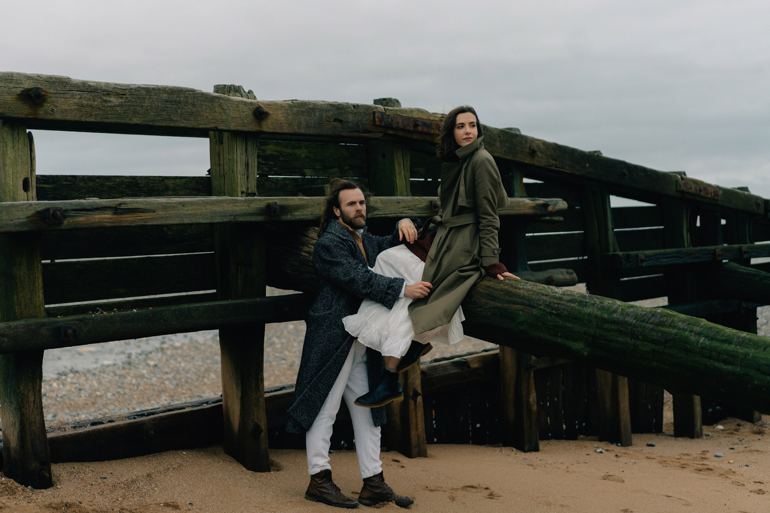 Engagement session in Seven Sisters. London portrait and family photographer