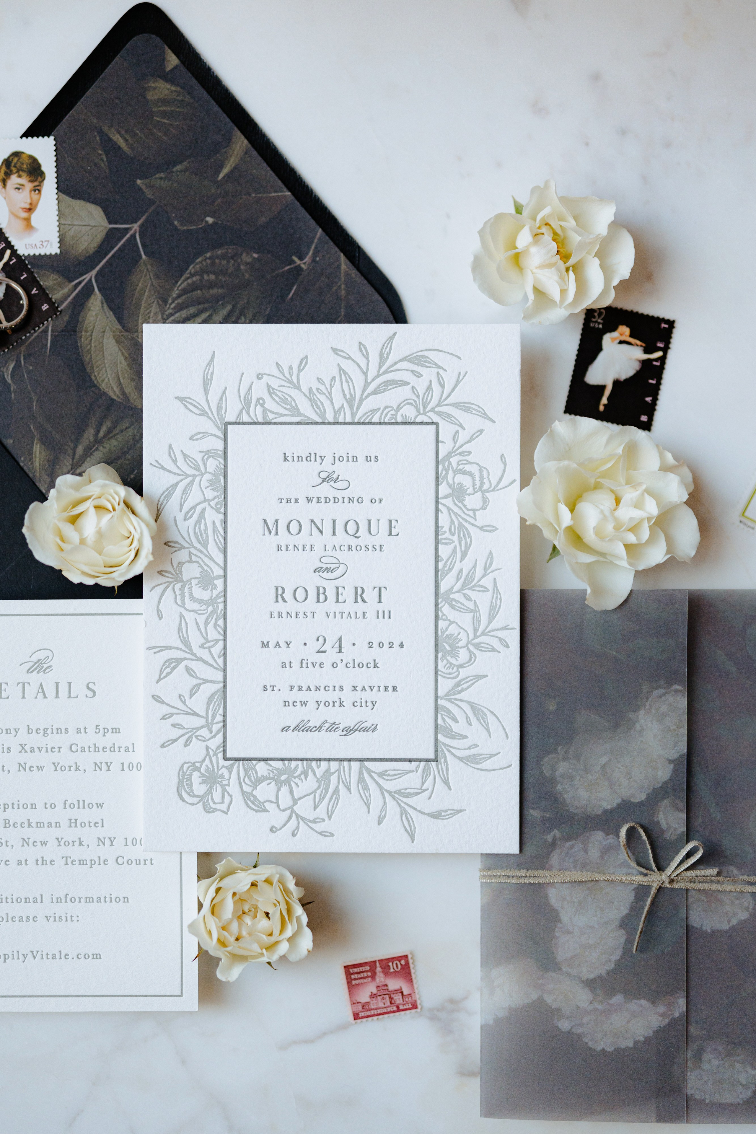 Monique and Robert’s Elegant Wedding at the Beekman Hotel. Wedding photographer and videographer New York | New Jersey