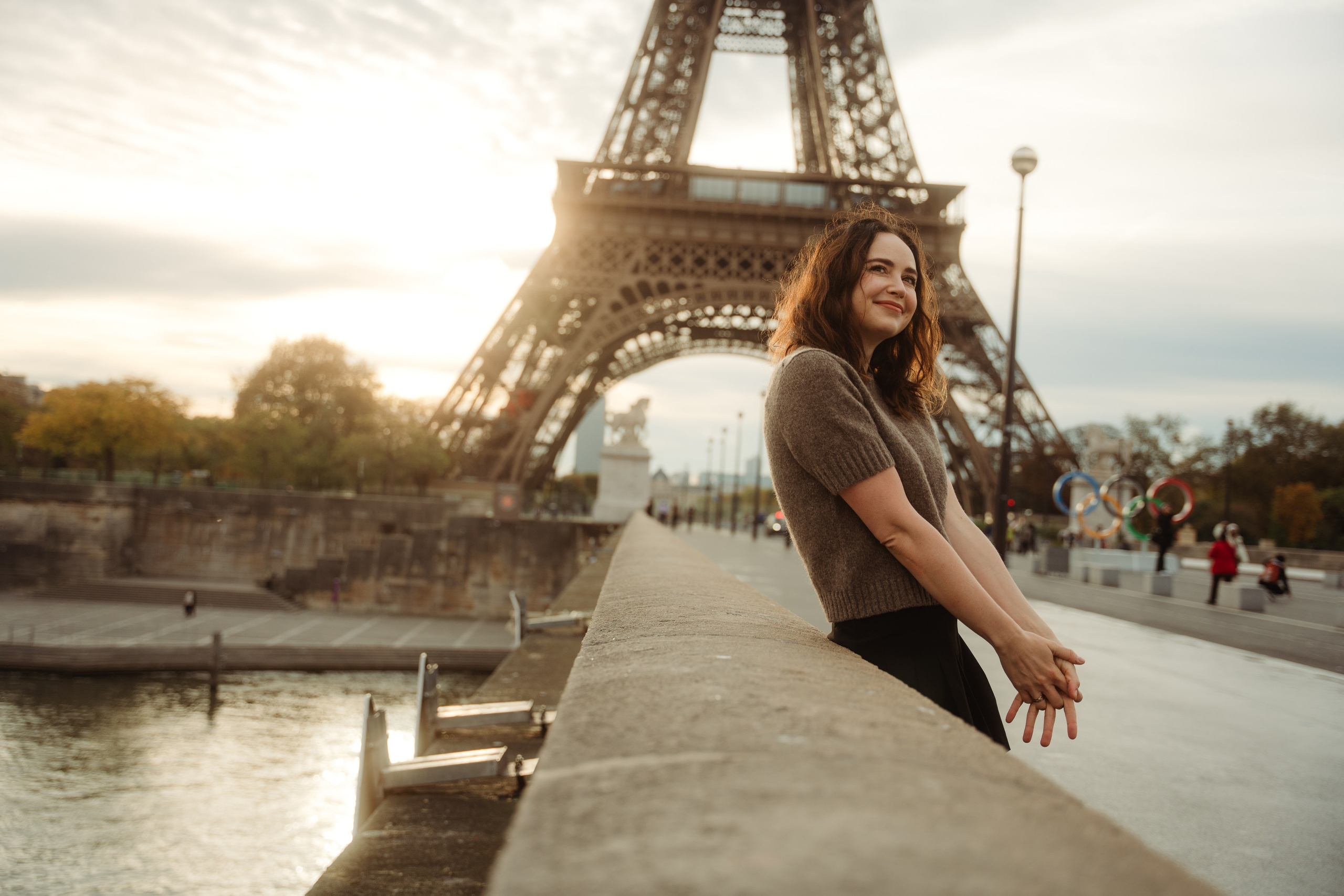 Ludmila — Autumn Golden Hour. Фотограф в Париже Полина Осипова