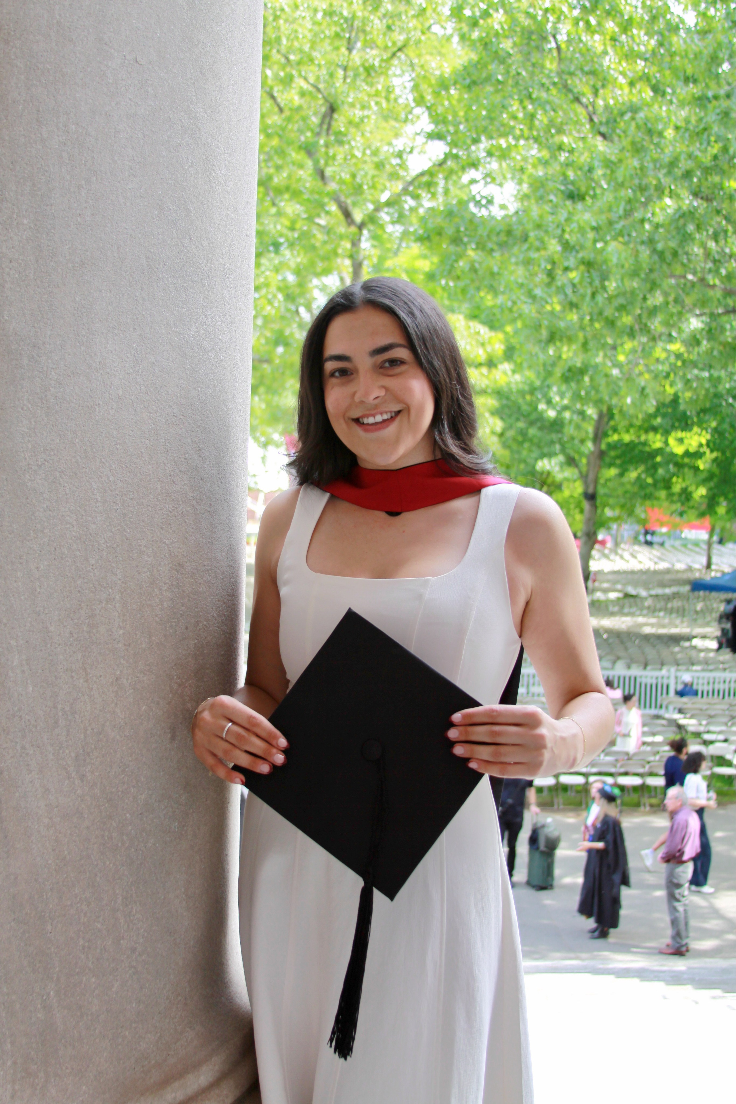 Masters graduation with Talia (group shoot). Kelly Sang, graduation and portrait photographer in Boston
