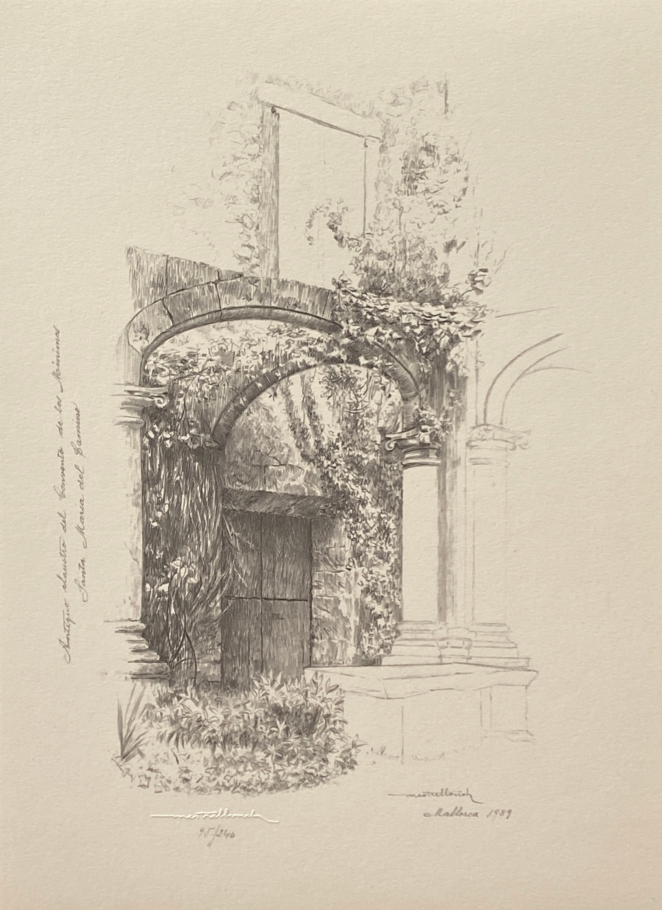 The Monastery of Santa Maria del Camino. The old door. Современнные и актикварные украшения в Барселоне, Москве и Санкт-Петербурге