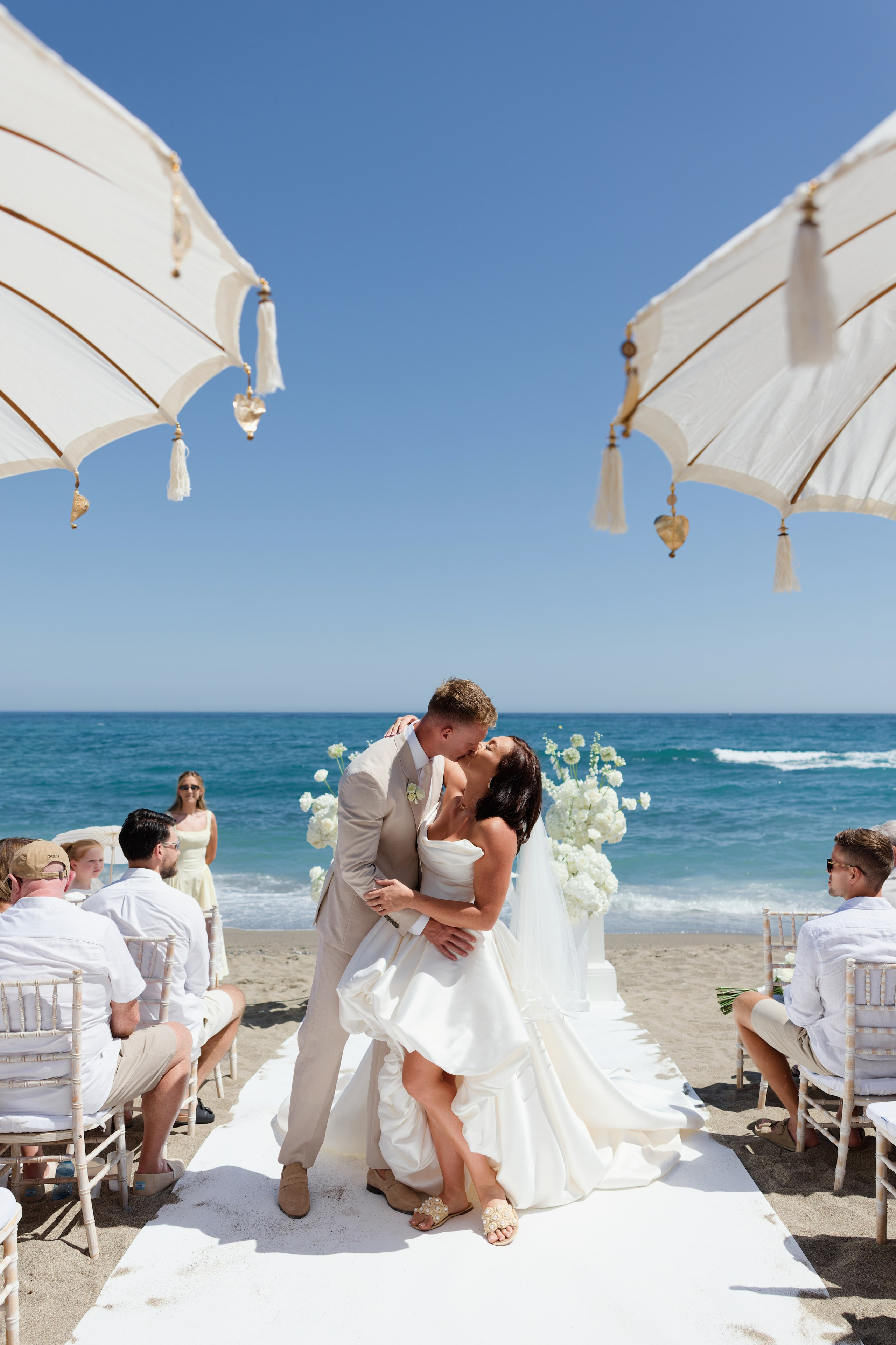 Beach Wedding in Marbella PREVIEW. Destination Wedding Photographer — Nikita Burtsev