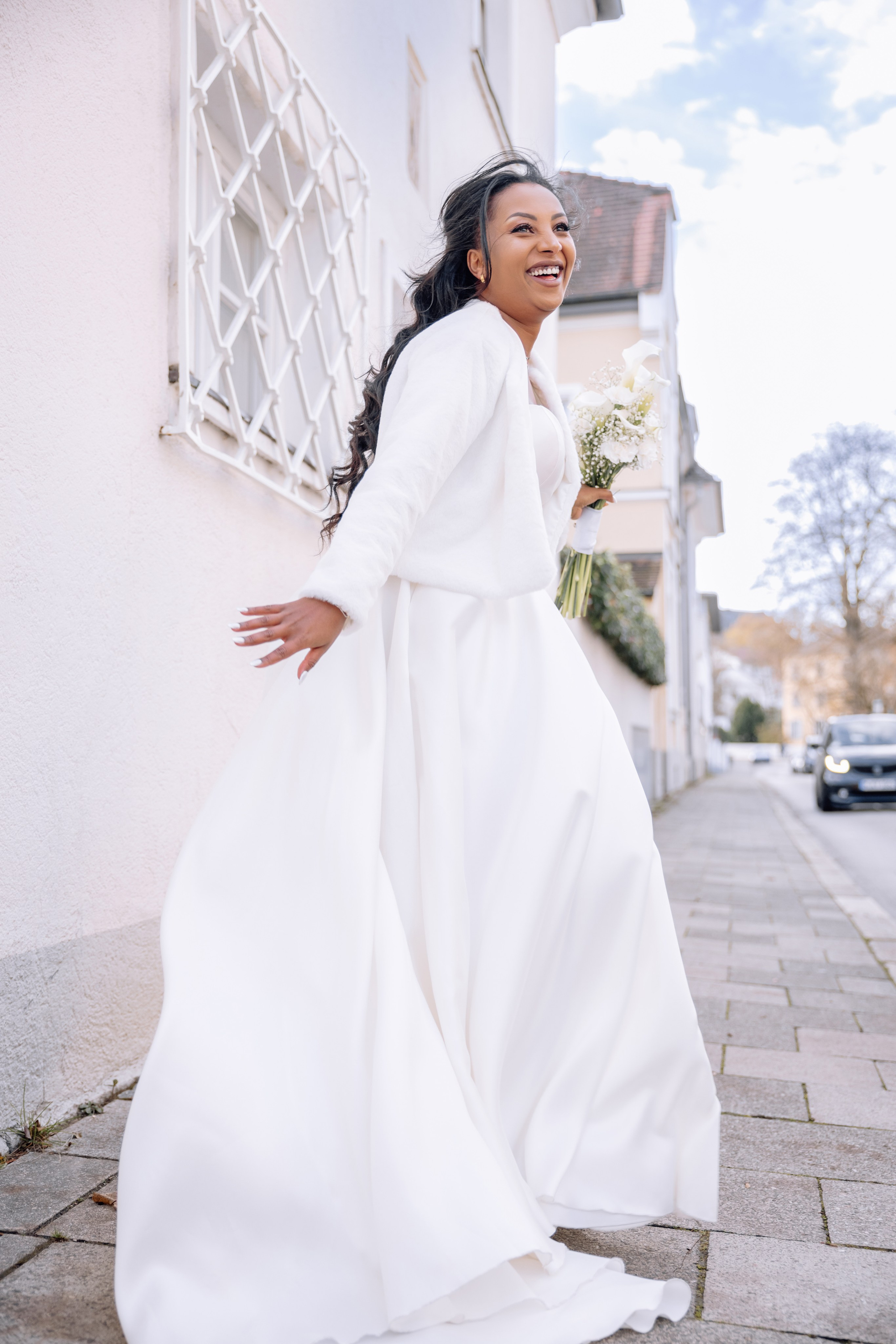Äthiopische Hochzeit in der Mandlstrasse/Frühling 2025. Hochzeitsfotograf München Taufe Familienfotograf Tanja Mauke