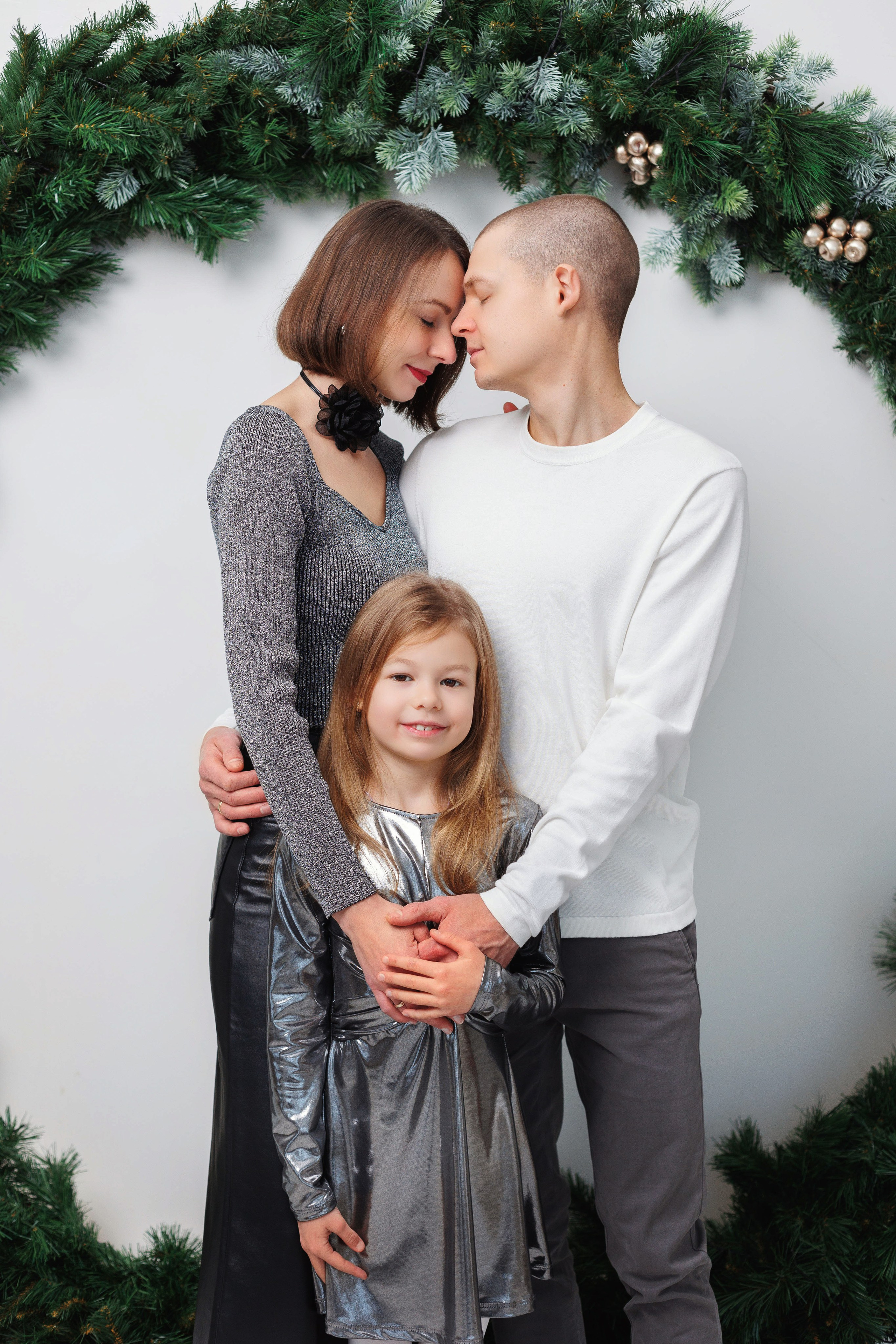 Семейная фотосессия в студии Вильнюса. Семейный и детский фотограф в Вильнюсе Светлана Наумова