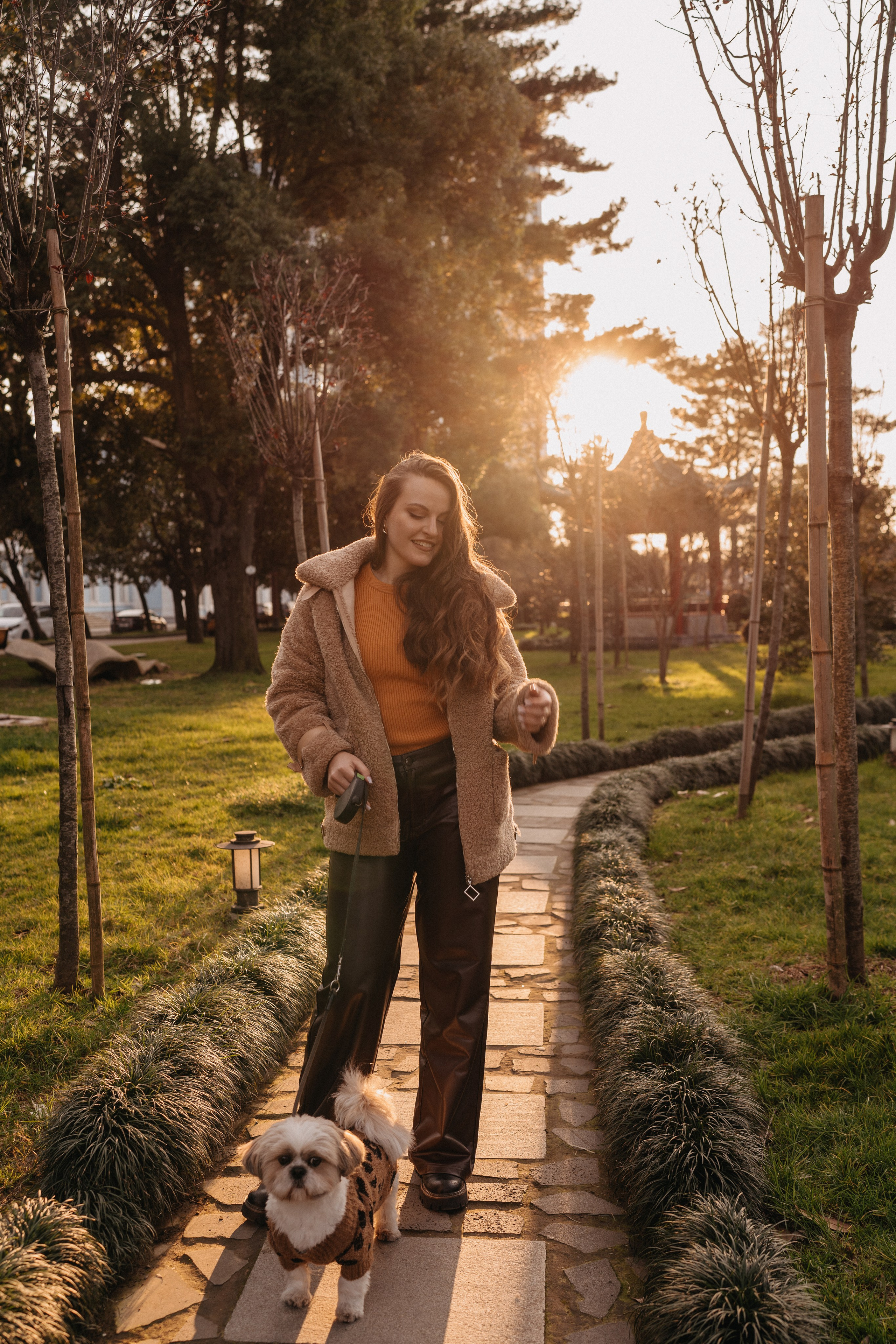 Фотосессия с собакой в Батуми. Портретный и свадебный фотограф в Батуми Валерия Азаренко