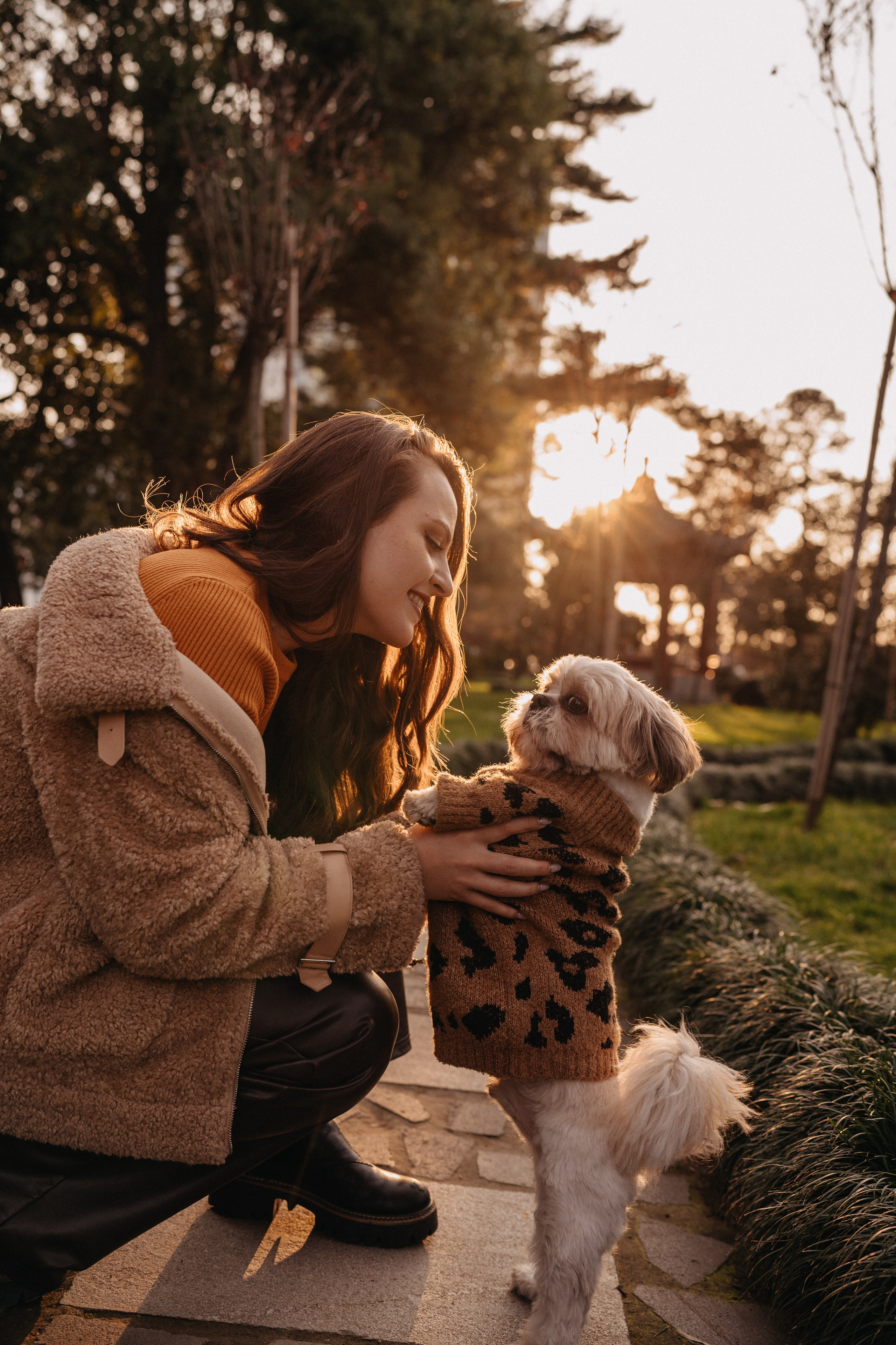 Фотосессия с собакой в Батуми. Портретный и свадебный фотограф в Батуми Валерия Азаренко