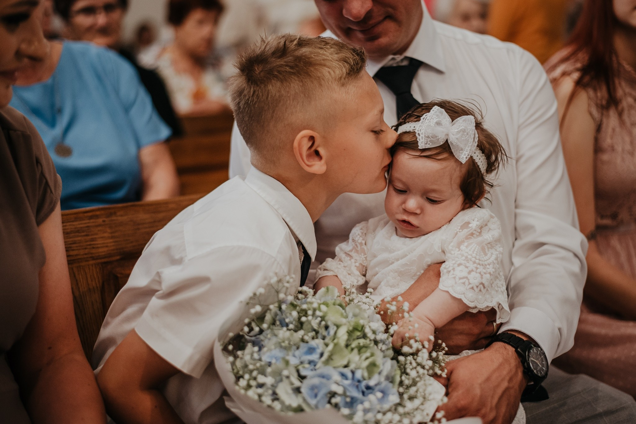 Chrzest Święty Klary. Dominika Strachacka Fotografia | Fotograf ślubny i rodzinny Opole Lubelskie Lublin