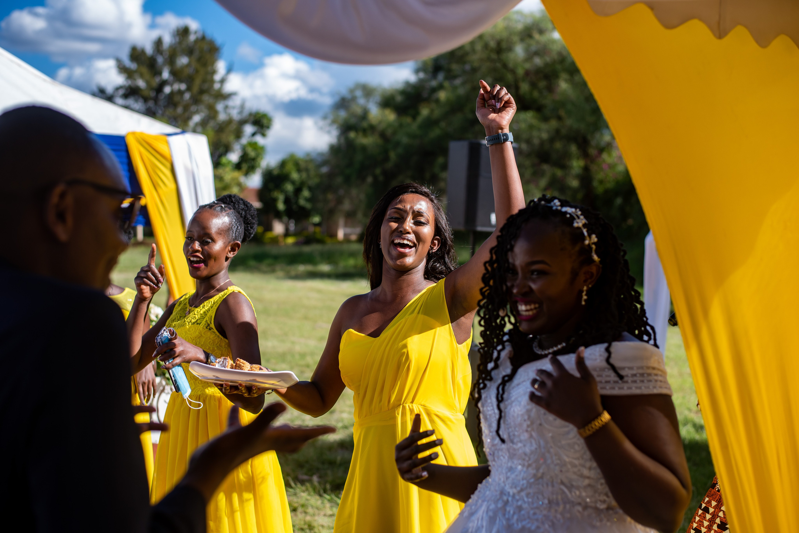 Best maid celebrating the wedding ceremony highlights
