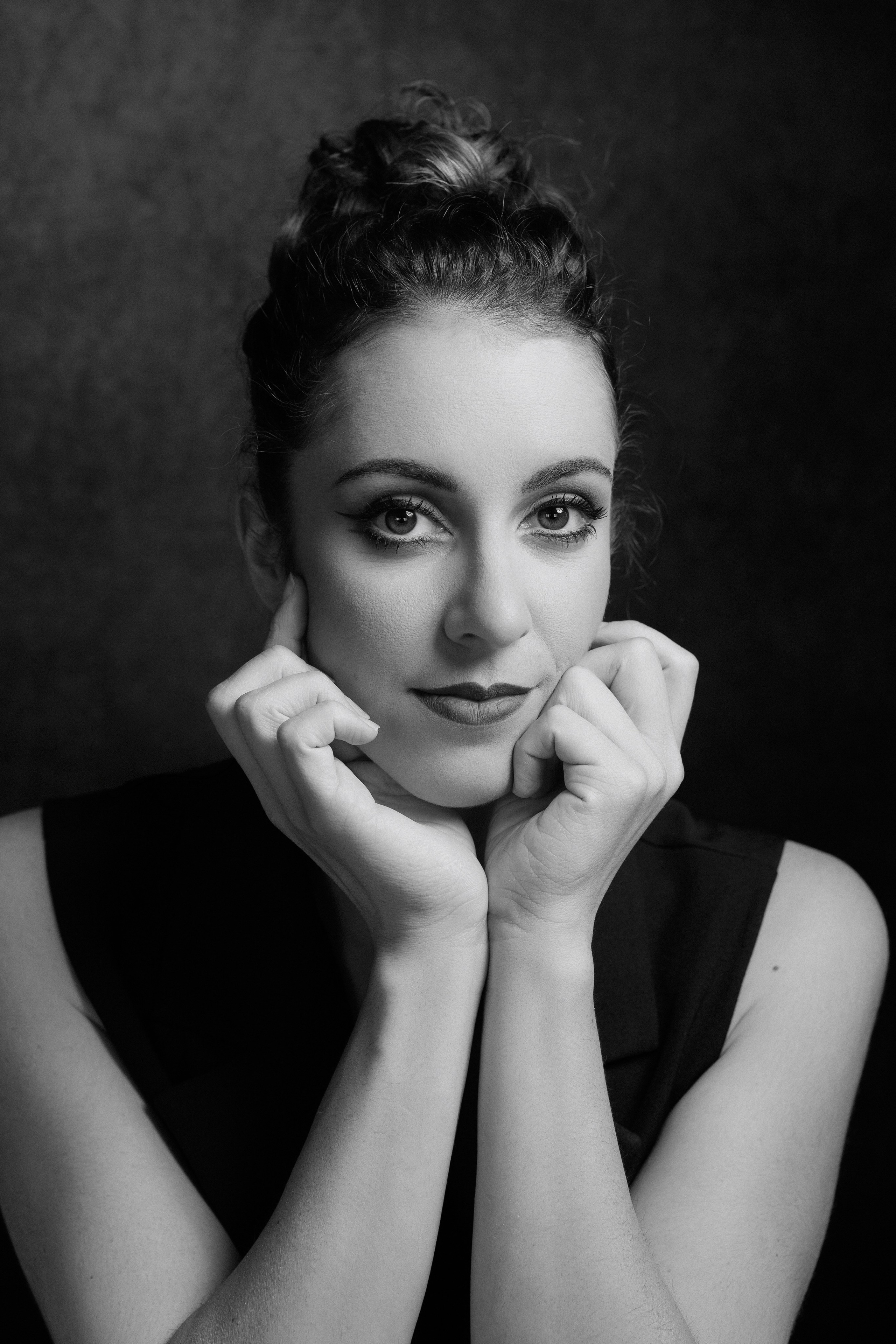 Elegant Black & White Portraits. Кристина Кожельцова — чёрно-белая портретная фотография в Лейпциге. Германия
