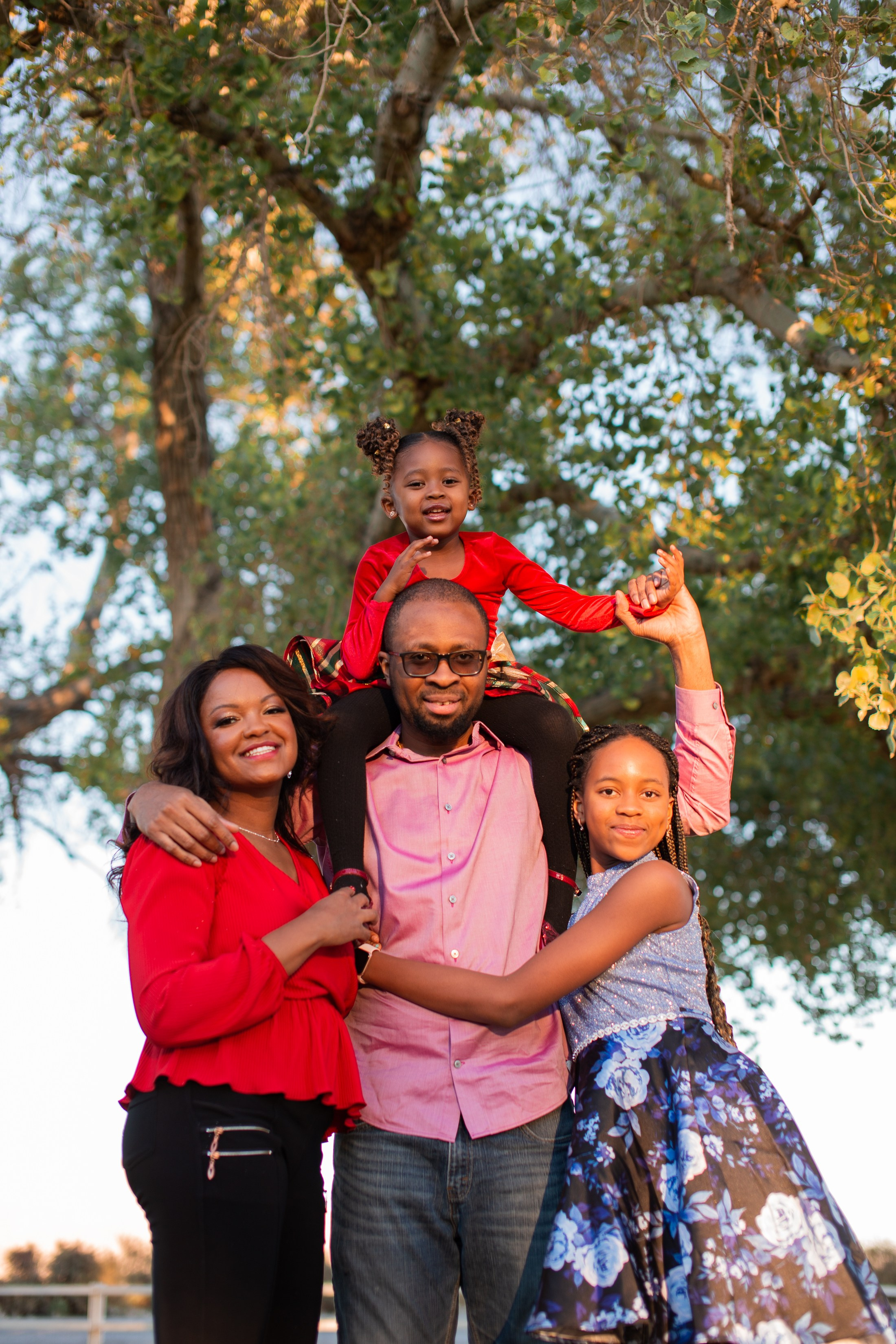 Iboro and his family. Wedding & elopement photographer Viktoriya Kravtsov. Las Vegas
