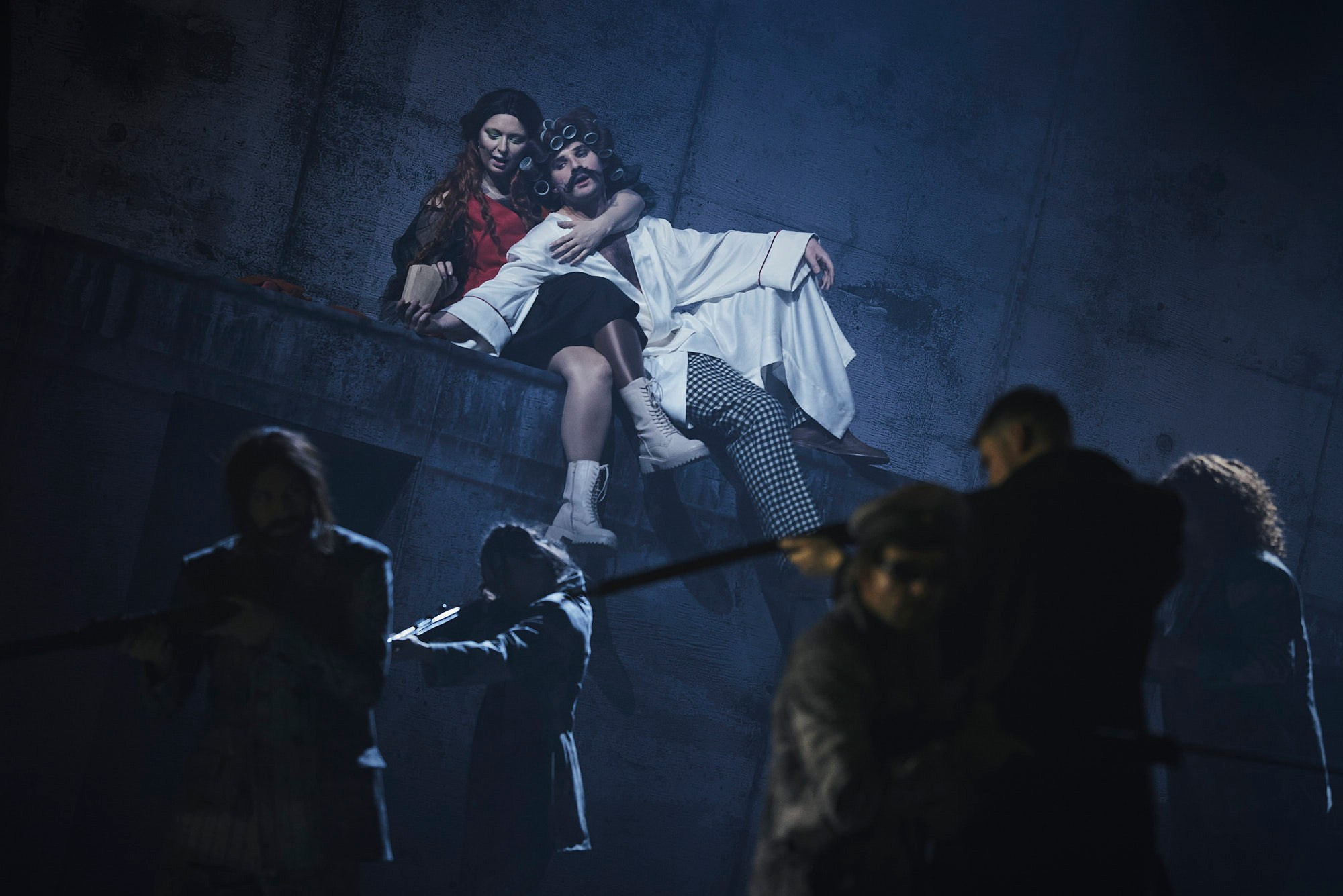 "The Visit of the Old Lady", dir. Indra Roga, © Mikhail Chekhov Riga Russian Theatre