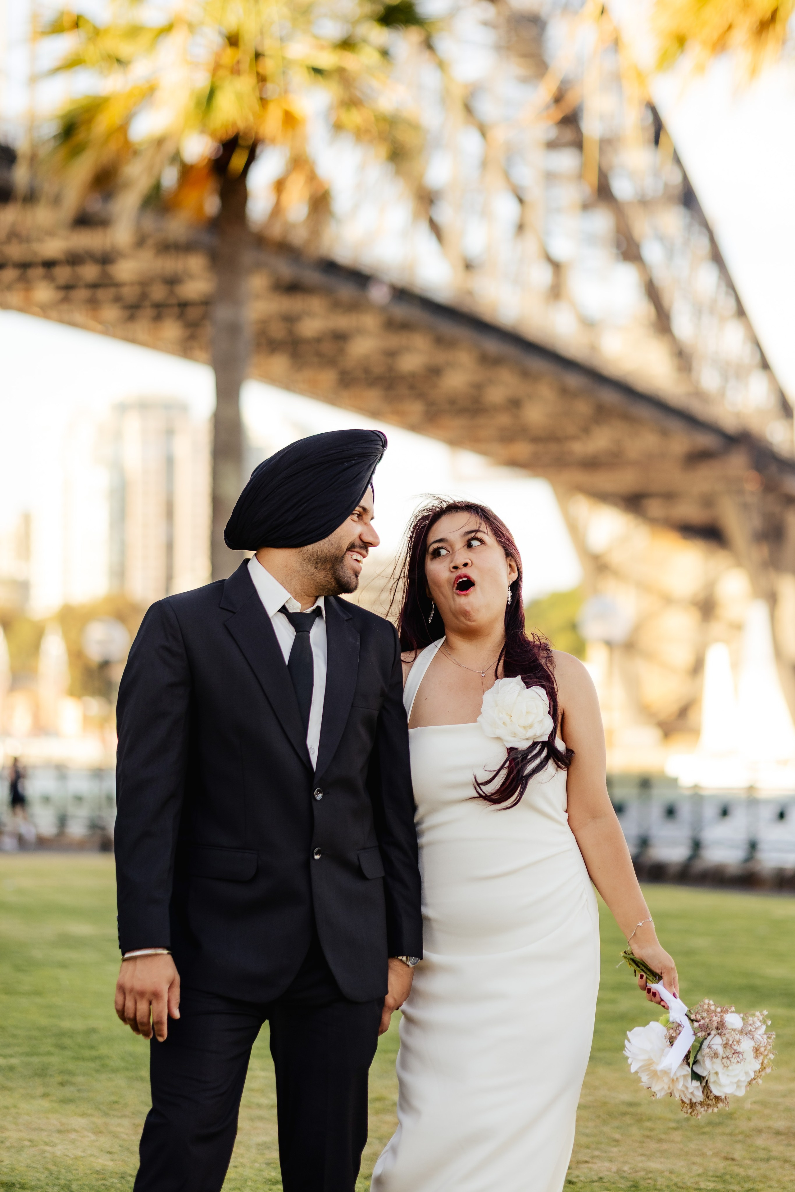 Sunshine and Harminder’s wedding photo session. True Story Photography