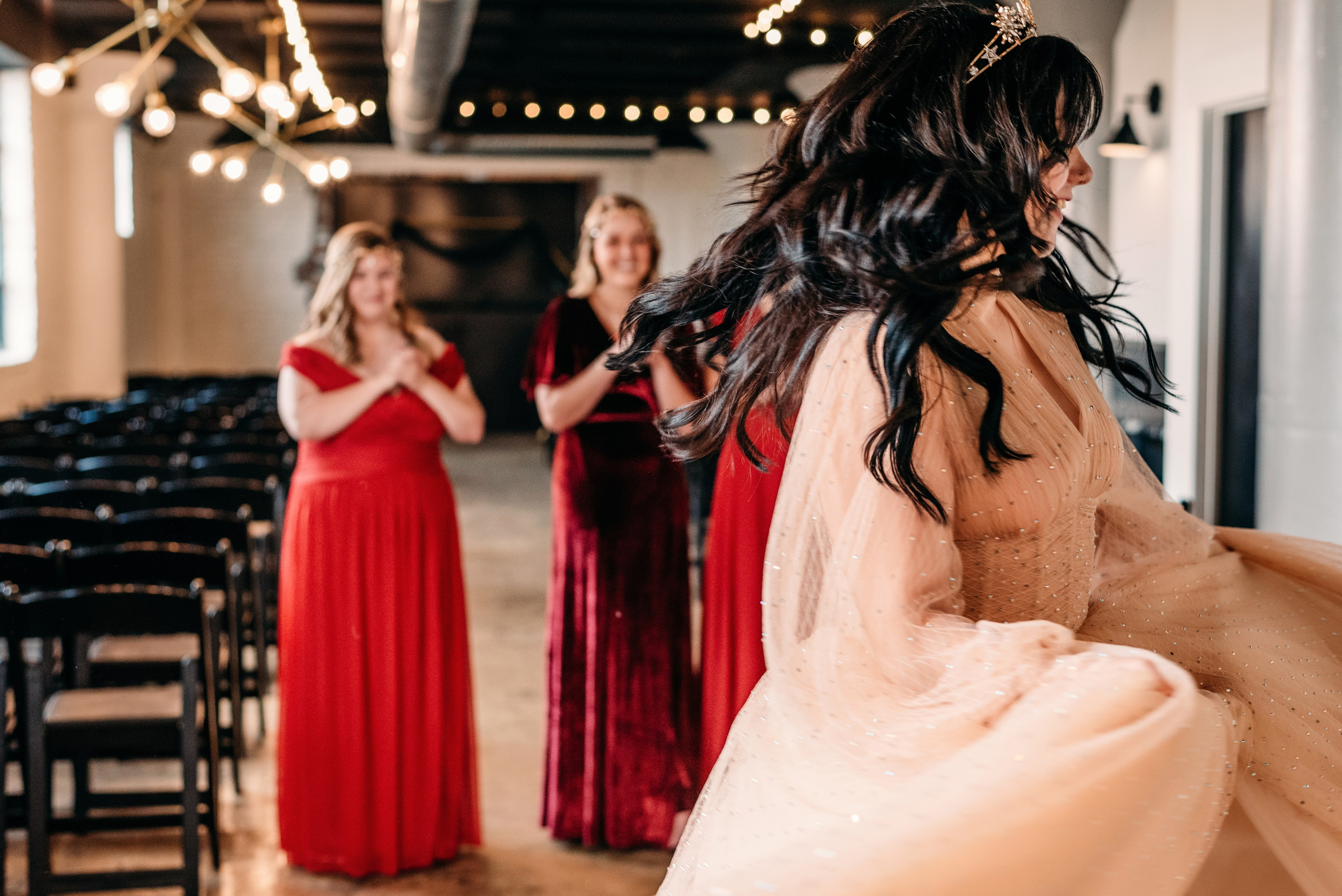 Bold & Dramatic Wedding at The Paper Mill on The Landing | Fort Wayne Wedding Photographer. Alexandria Danielle Photography | Fort Wayne & Indianapolis Wedding Photographer