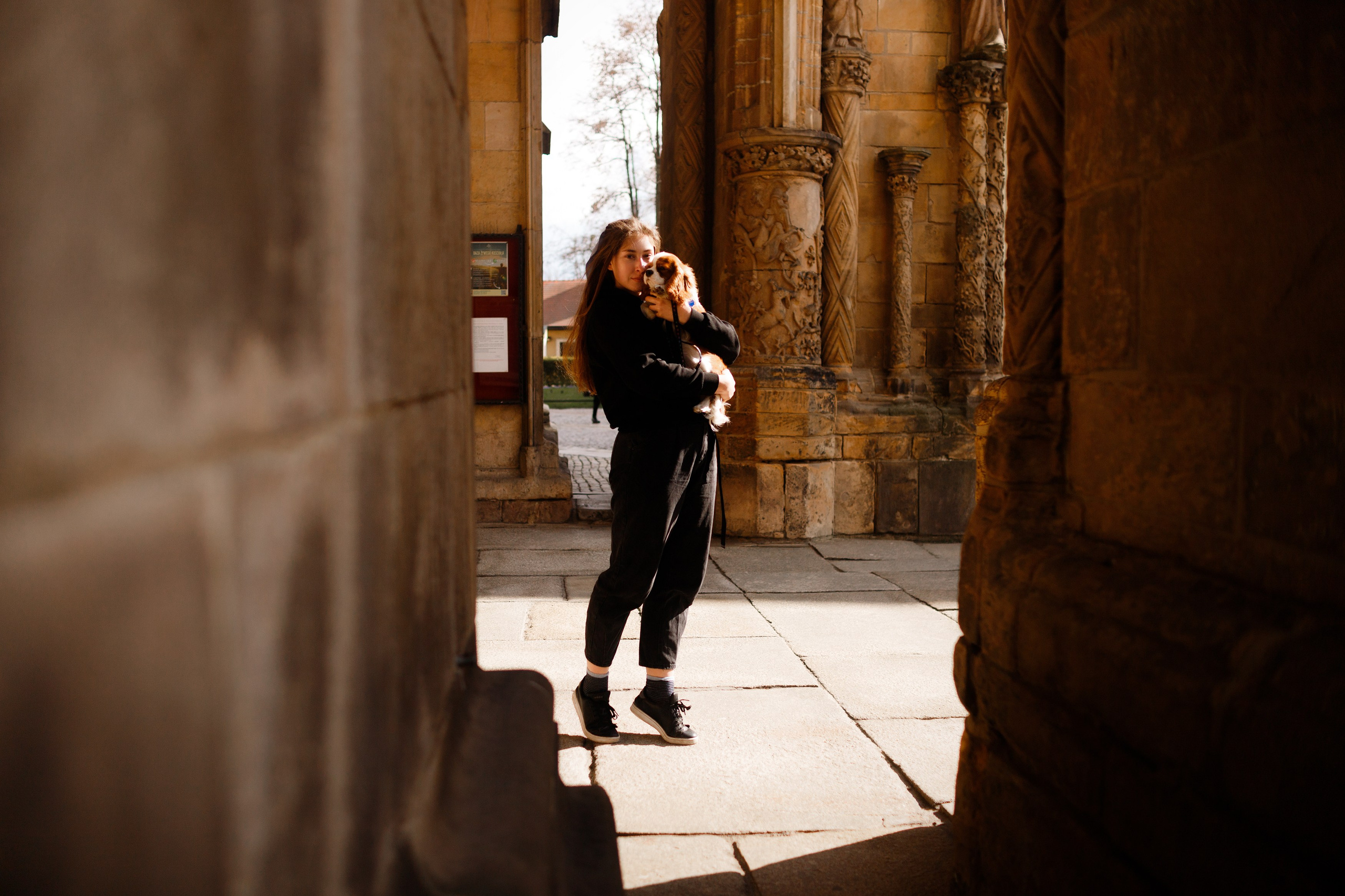 Uliana i Franklin. Kaja | fotograf we Wrocławiu | ludzie i psy