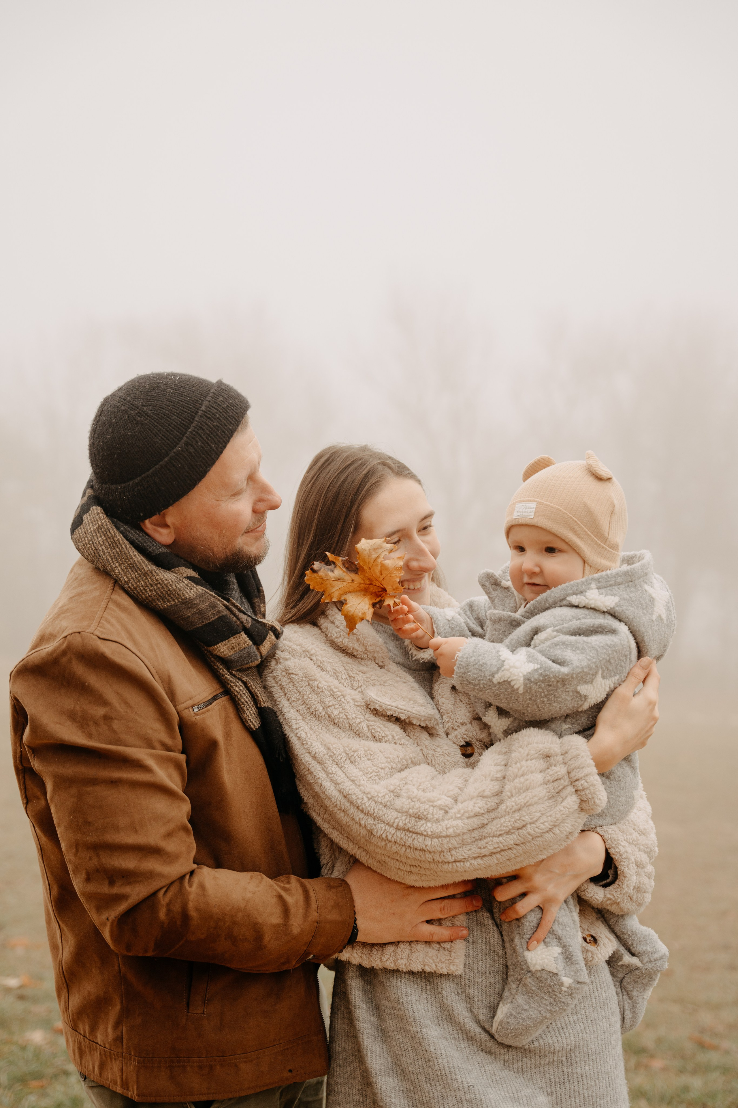 Bendegúz a ködös Normafán. Csilla visuals