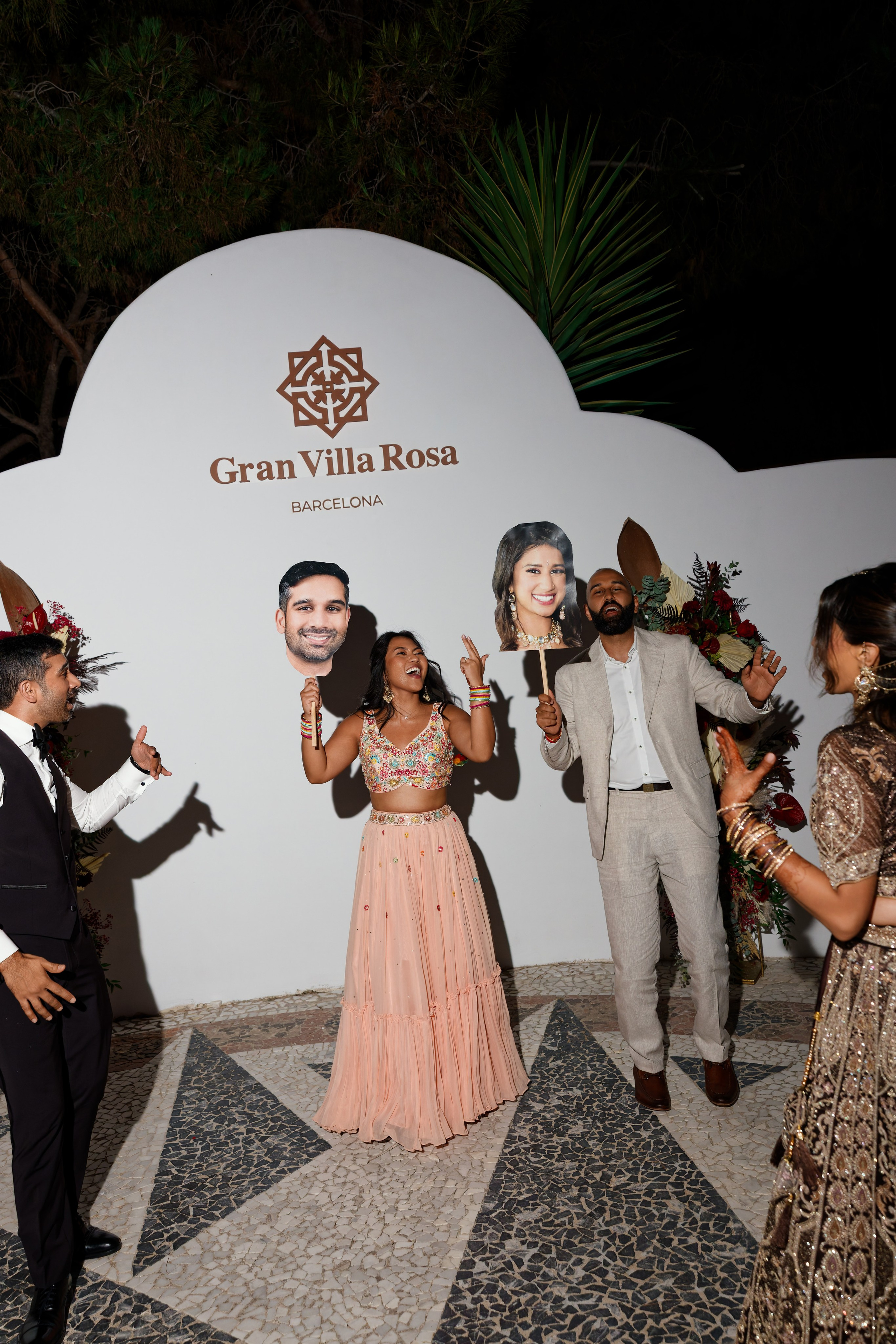 Indian wedding at Gran Villa Rosa, Barcelona