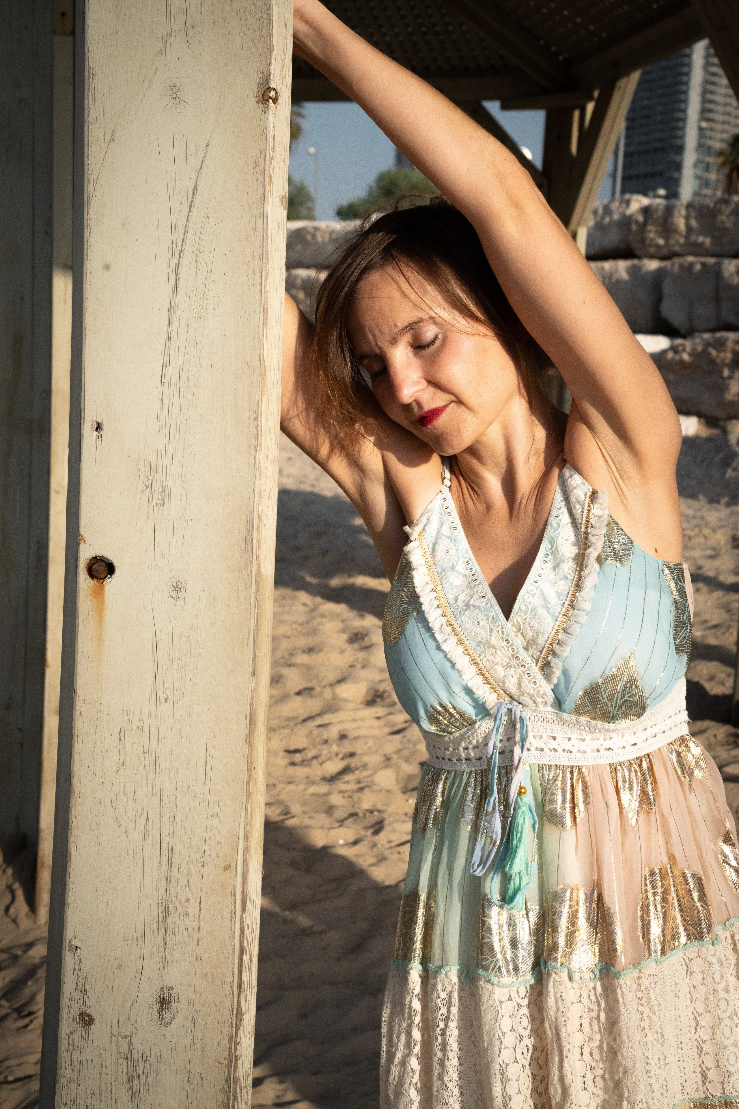 Yudith, Tel Aviv, Beach, November 2025. Divignbytehilah.com