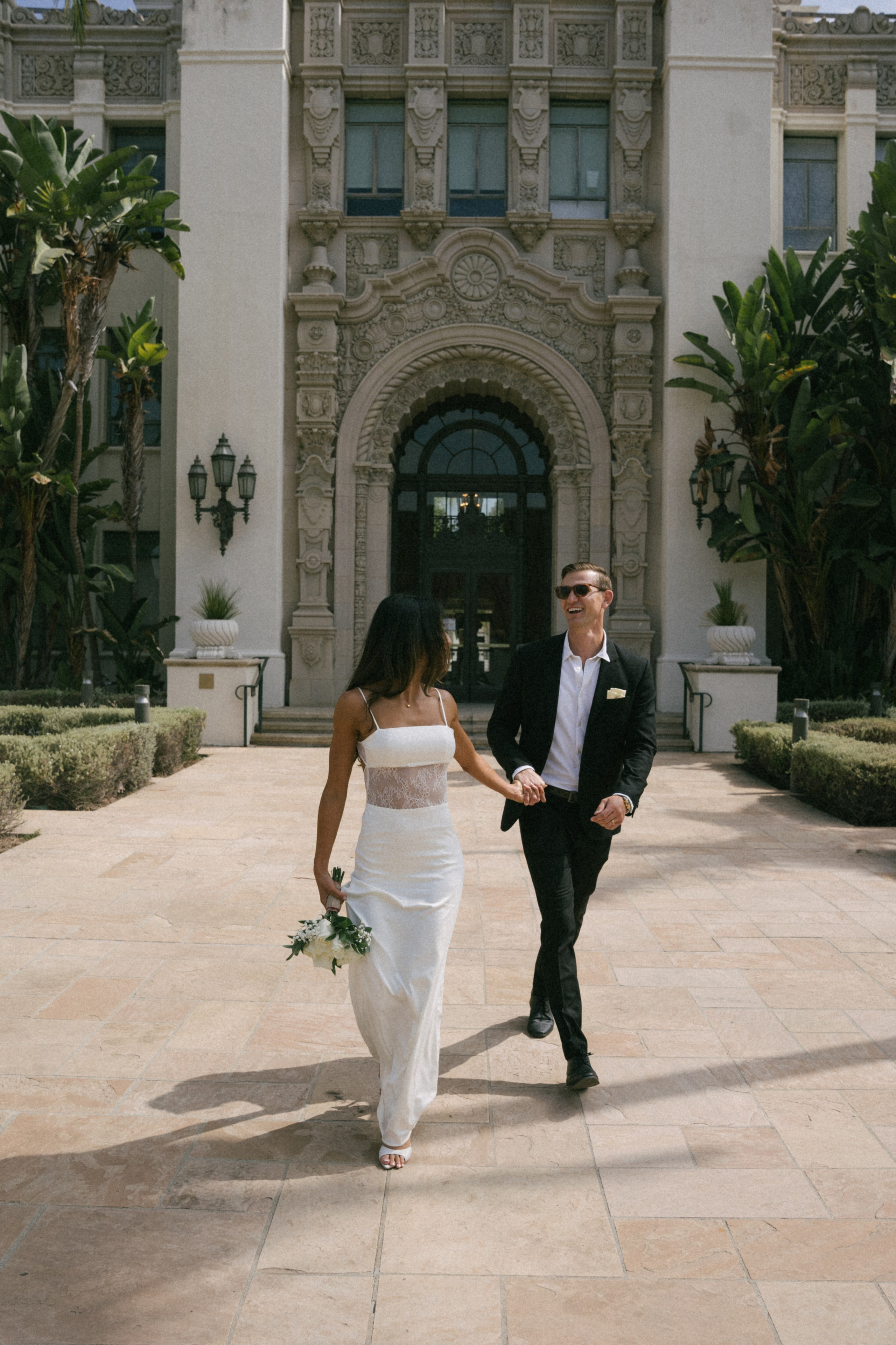 Jamie & Gareth. Beverly Hill Courthouse Wedding. Santa Monica based photographer Kristina Vasilenko