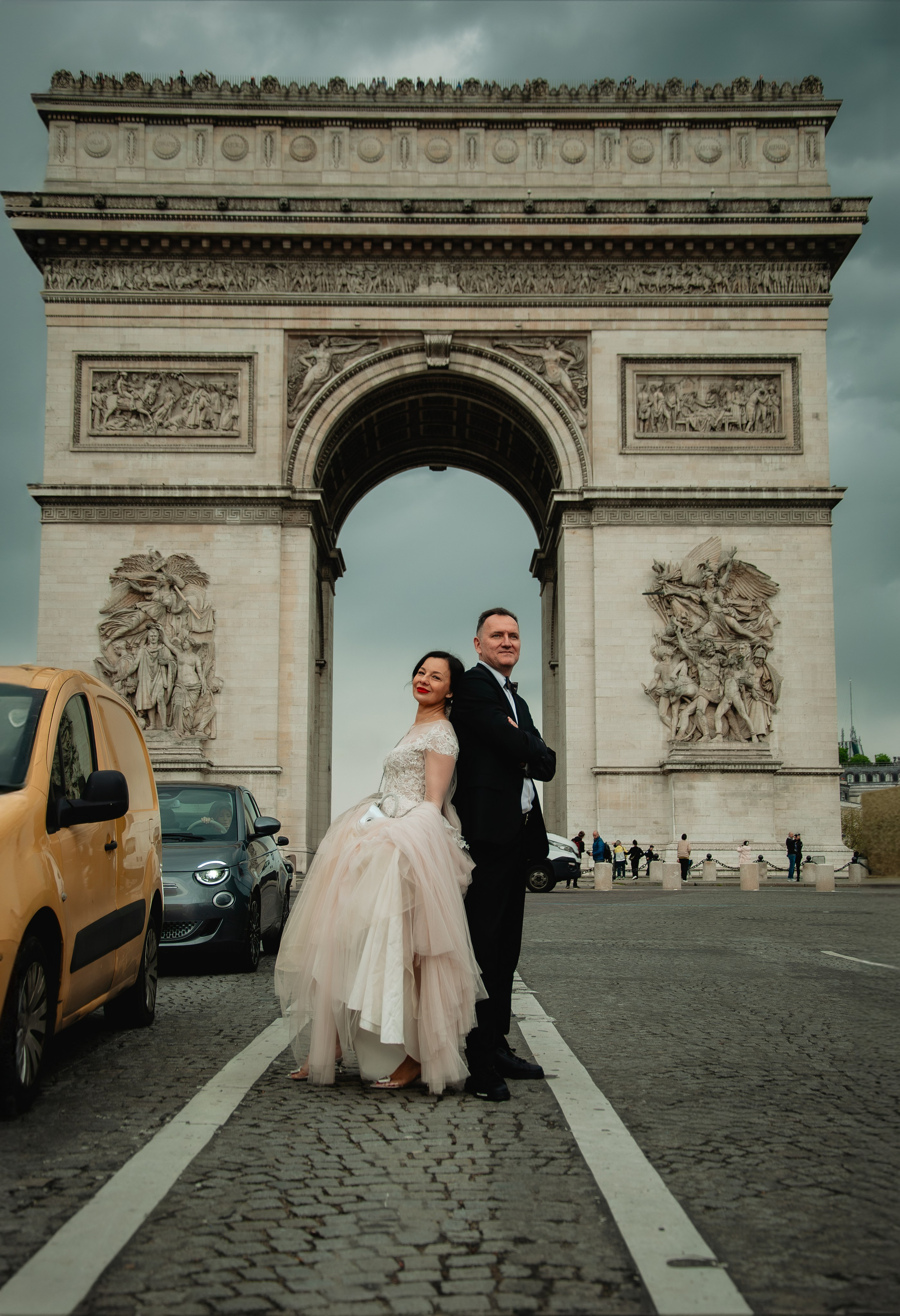 Wedding anniversary photoshoot. Paris photographer — Polina Osipova