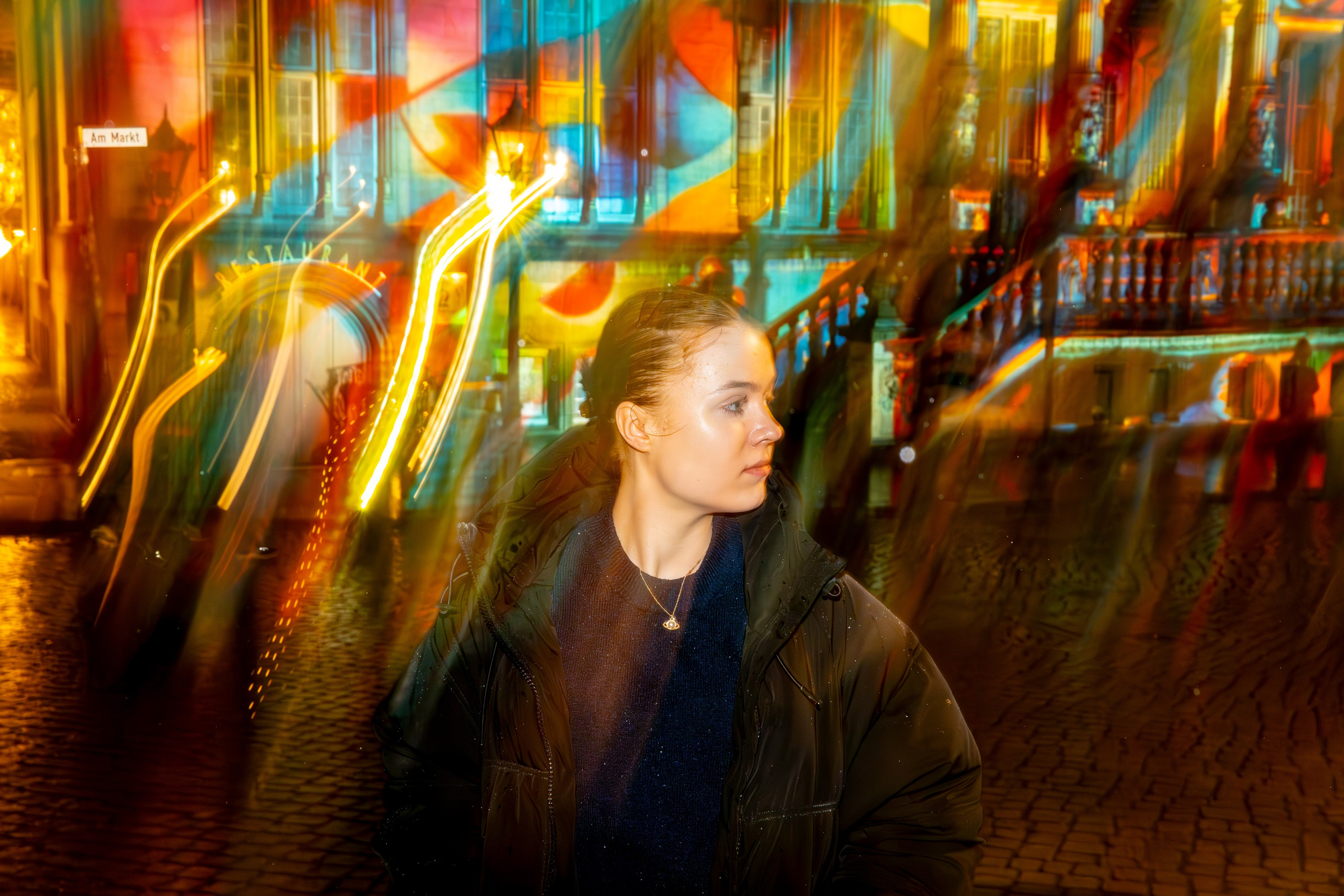 Throwback #2 / Bremen City Lights w/ Lena (January 2024). URBANSTREETFILES.ART