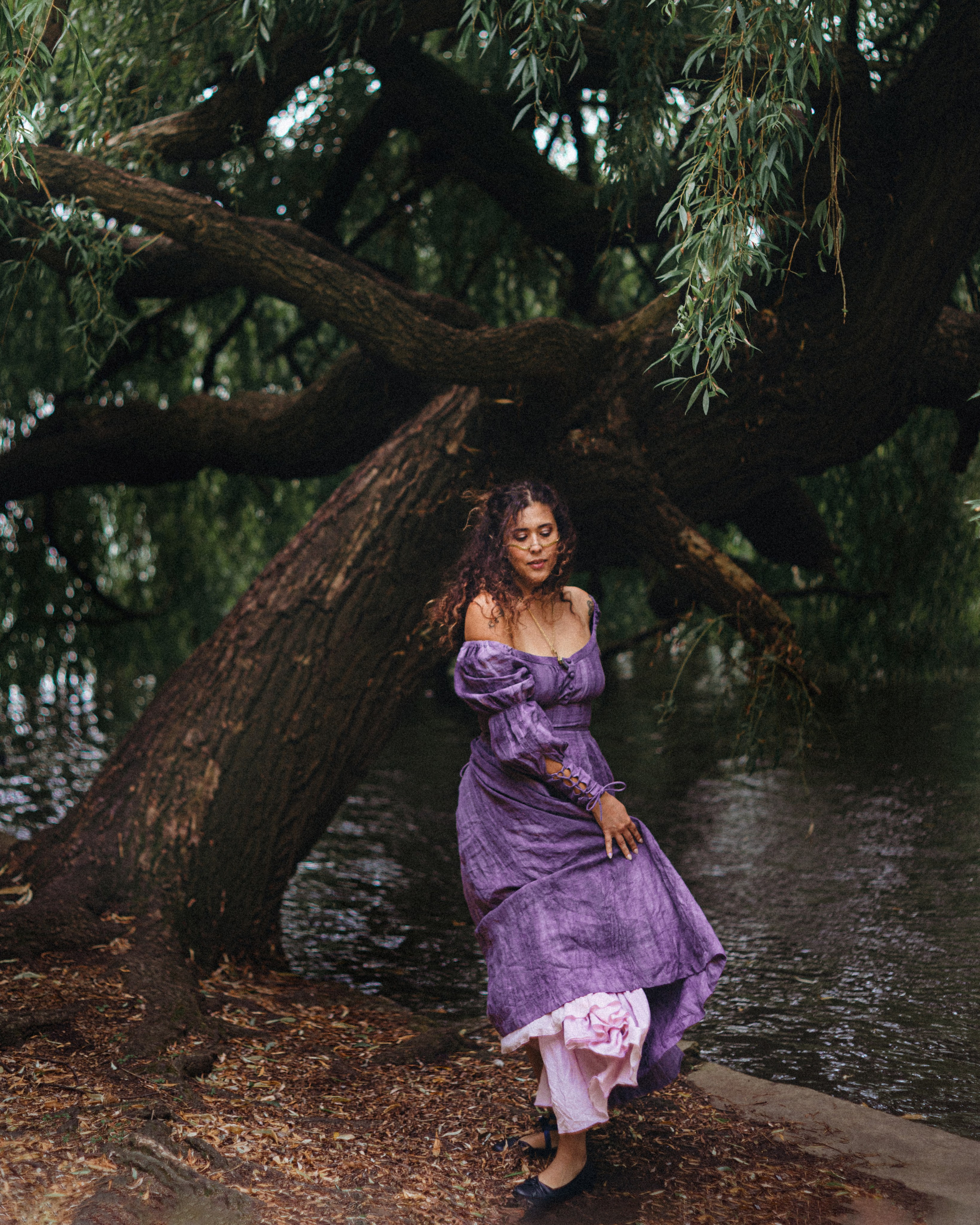 Fairy in Medieval Ruins Photoshoot. Moth & Moss Photography