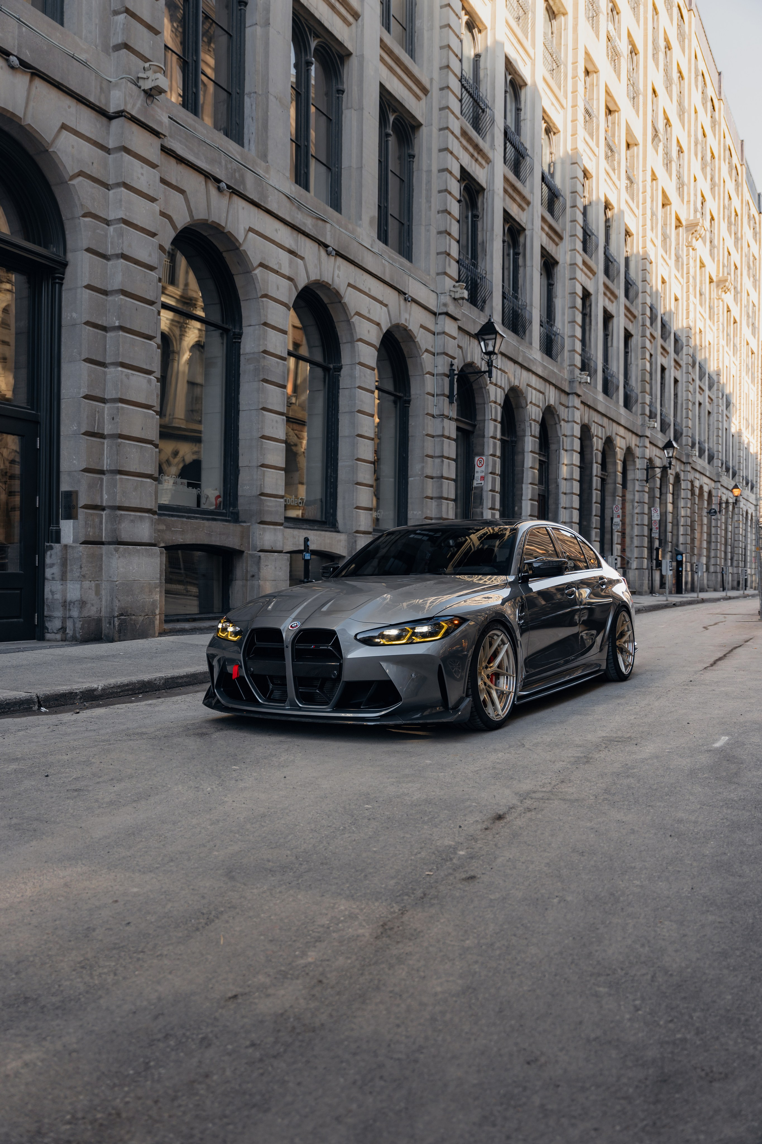 BMW M3 G80 Downtown Montreal. Photographer in Paris — Vitalii Motruk