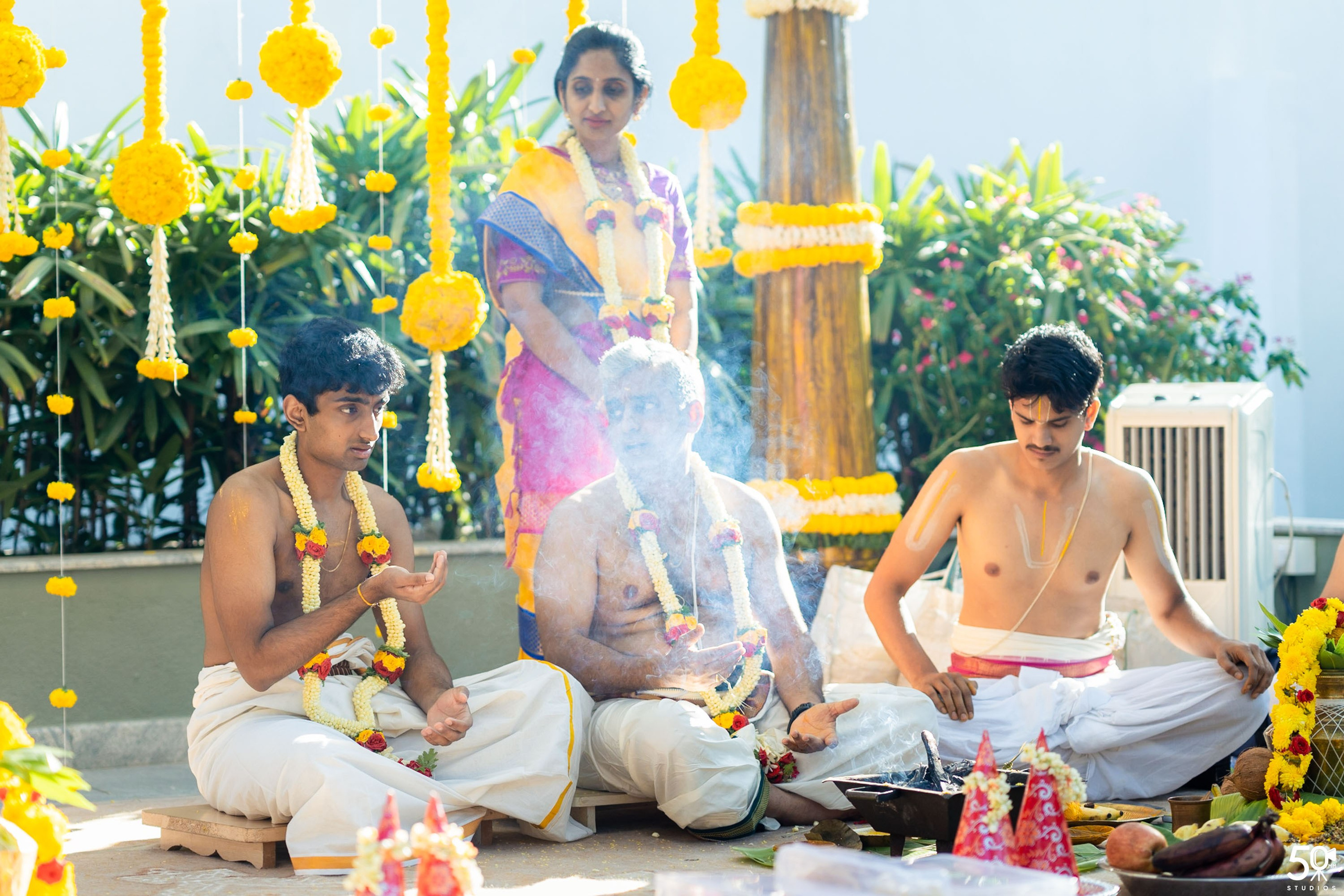 SANJAY AND SAKETH UPANAYANA. 50mm STUDIOS