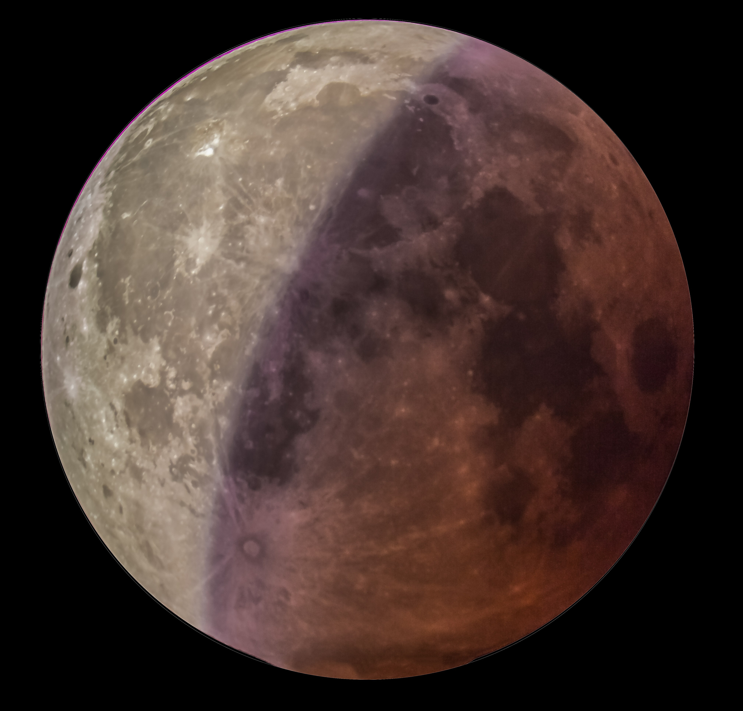 Qanlı Ay — Ay tutulması. Həvəskar Astronomlar Cəmiyyəti — Astronomy.az