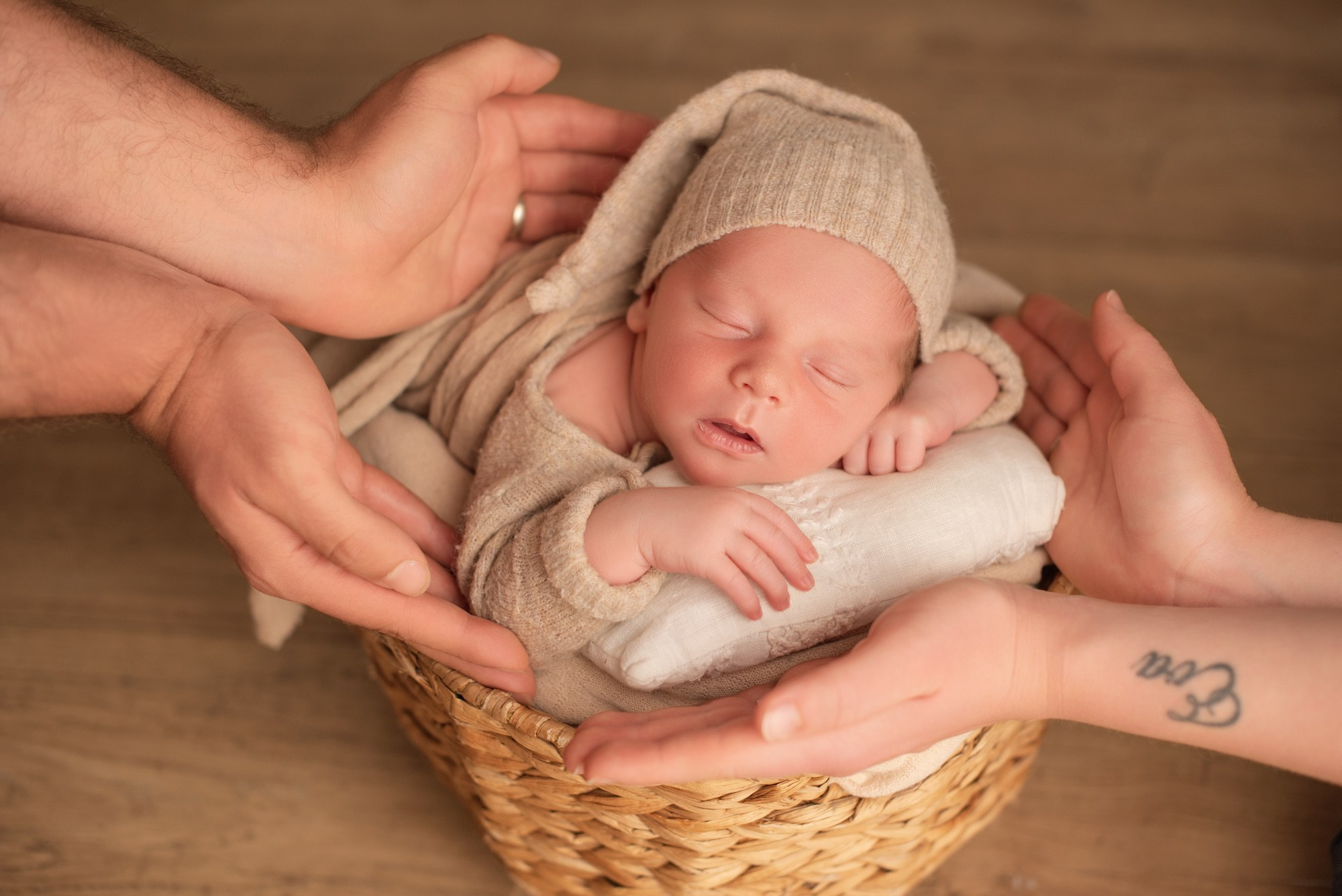 Séance photo bébé à domicile Nord France