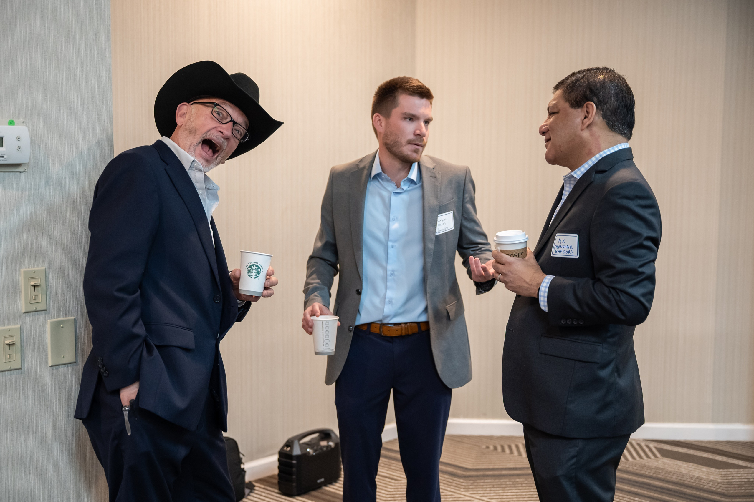 Executive Roundtable networking. Portrait photographer in Charlotte, North Carolina