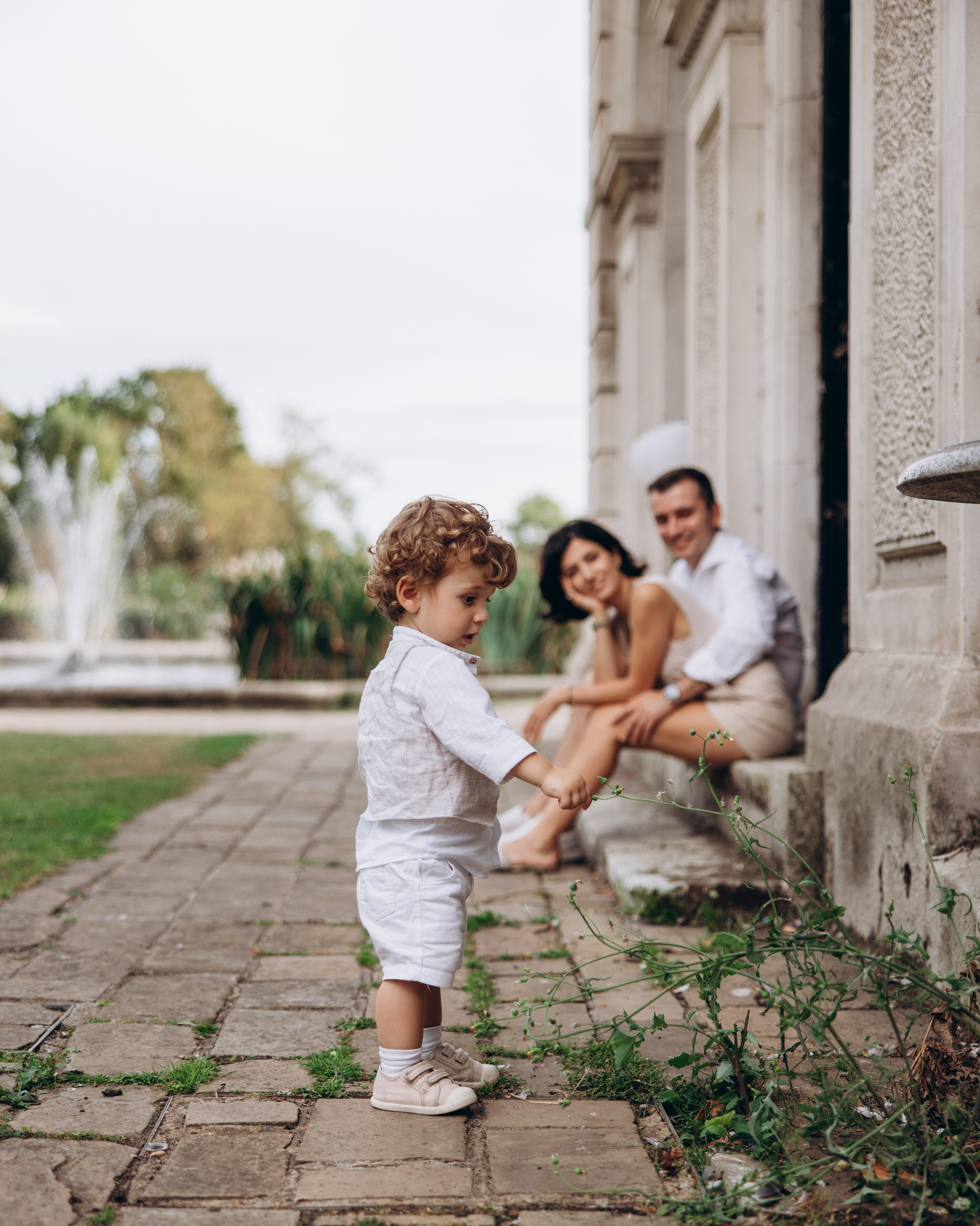 Valerik with parents (Hyde park). Anastasia Klink, Photographer in London
