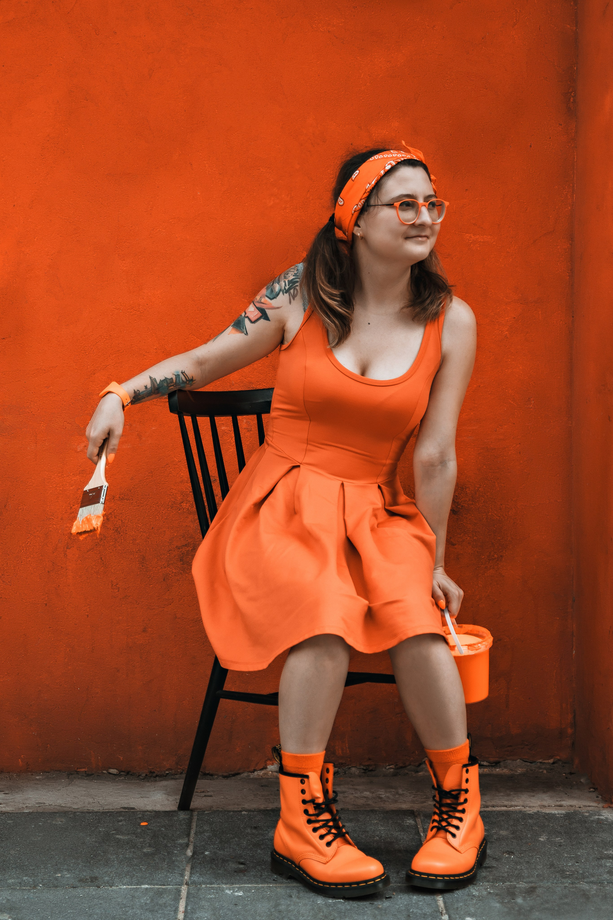 Sonya' Orange World. Kseny Kolesnik Photography