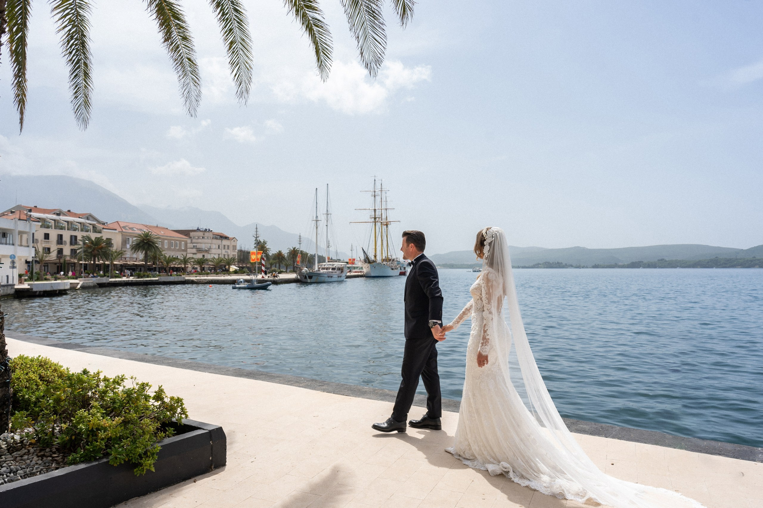 Portomontenegro Engagement Photoshoot. Montenegro Wedding Photographer & Videographer | Maria & Vasilii
