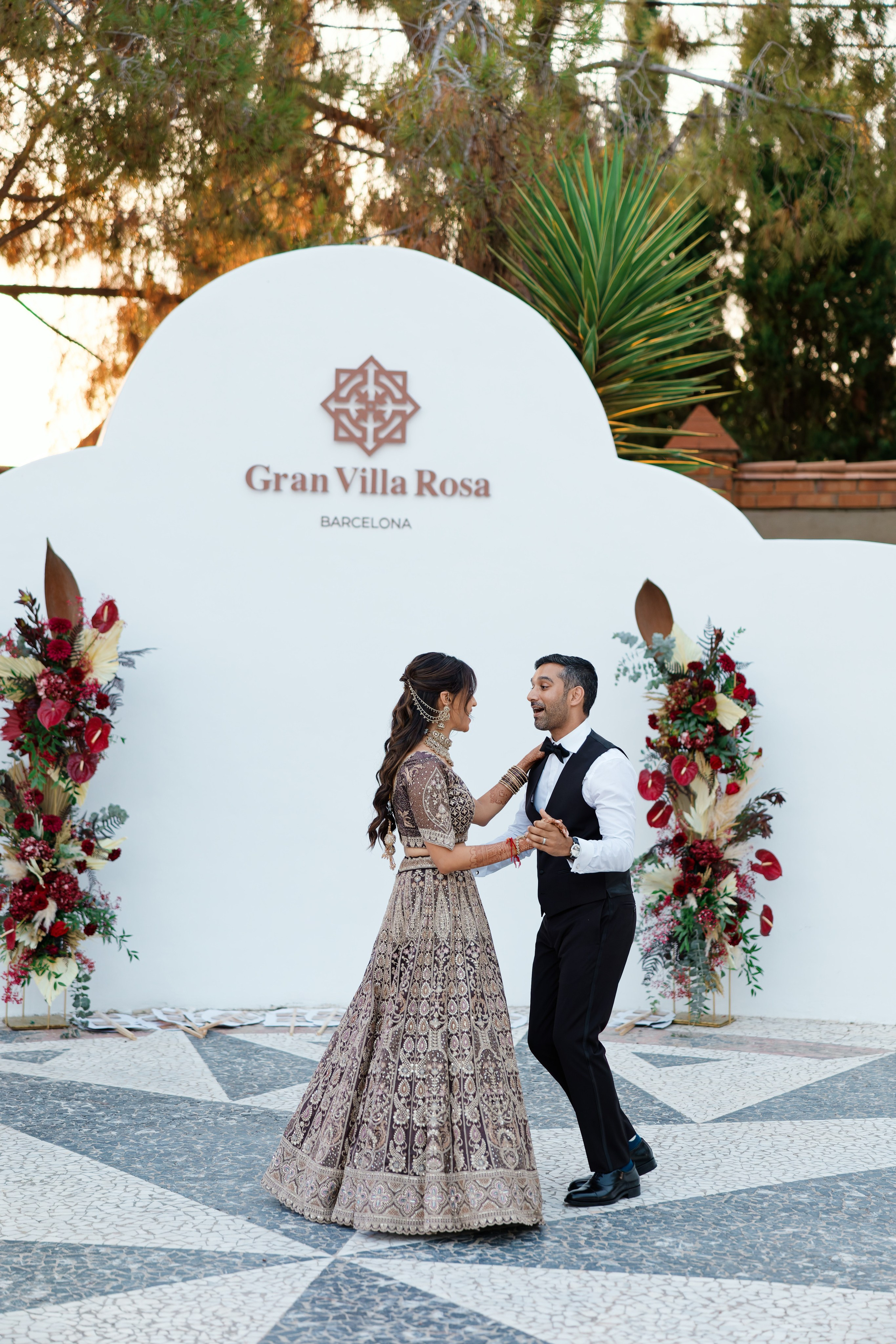 Indian wedding at Gran Villa Rosa, Barcelona