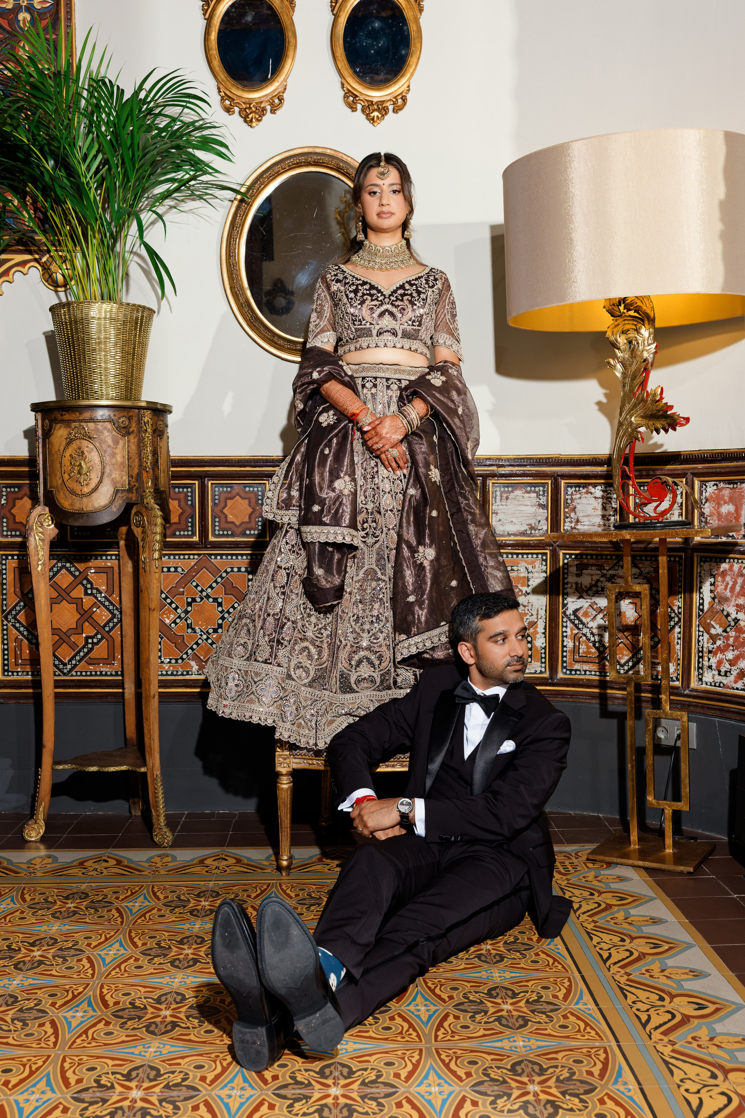 Indian wedding at Gran Villa Rosa, Barcelona