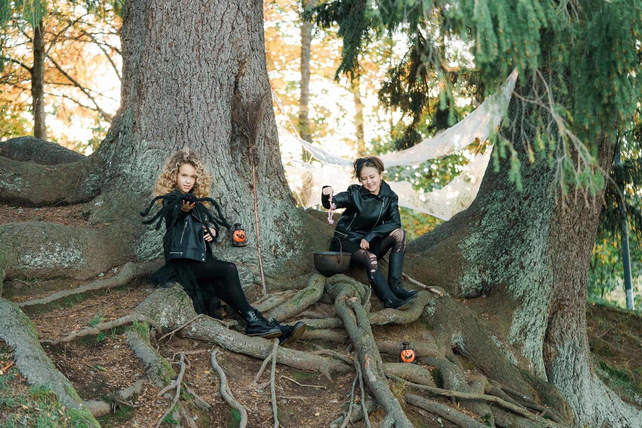 Halloween aiheinen lapsikuvaus