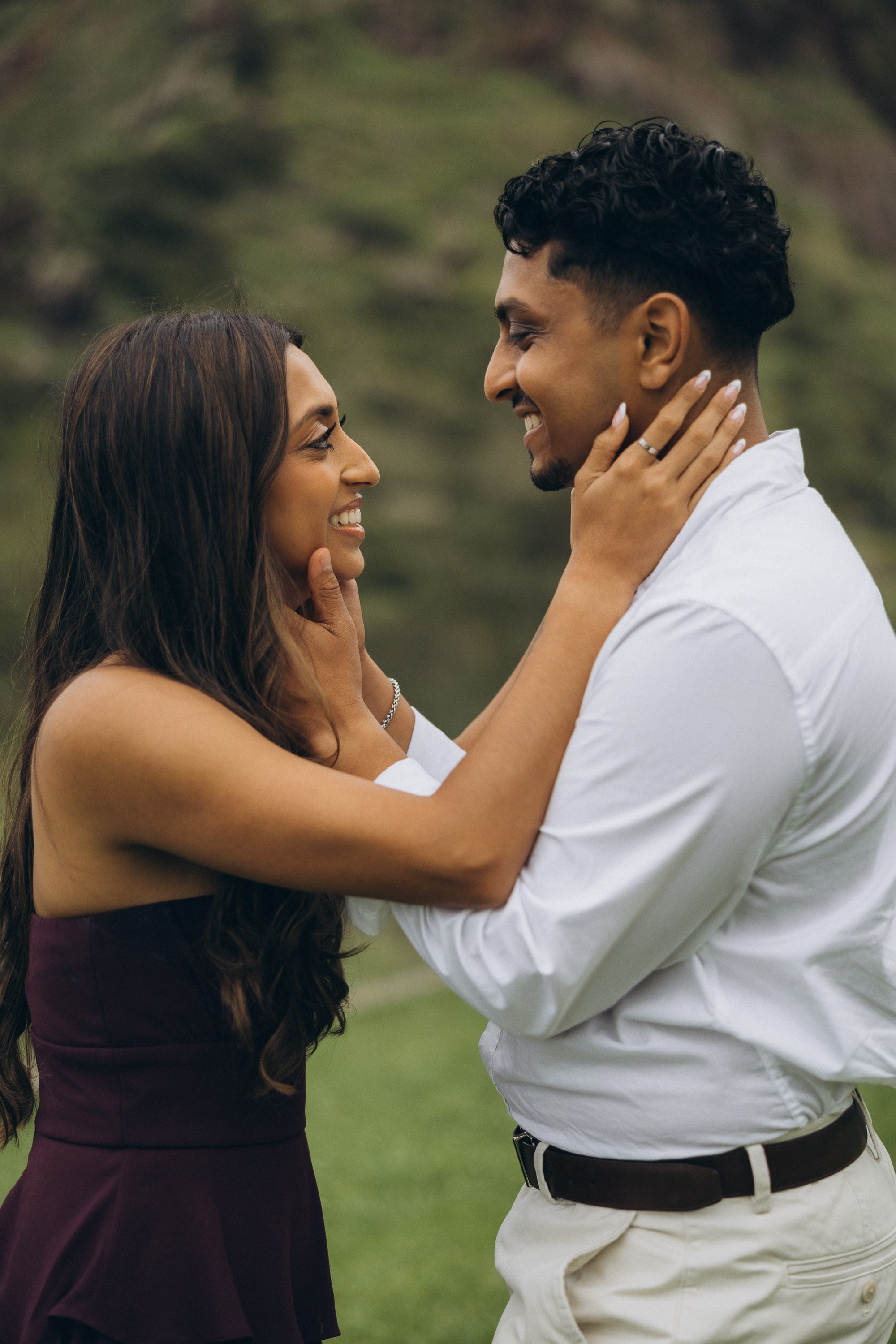 Madeira photographer capturing an intimate proposal in Boa Ventura.