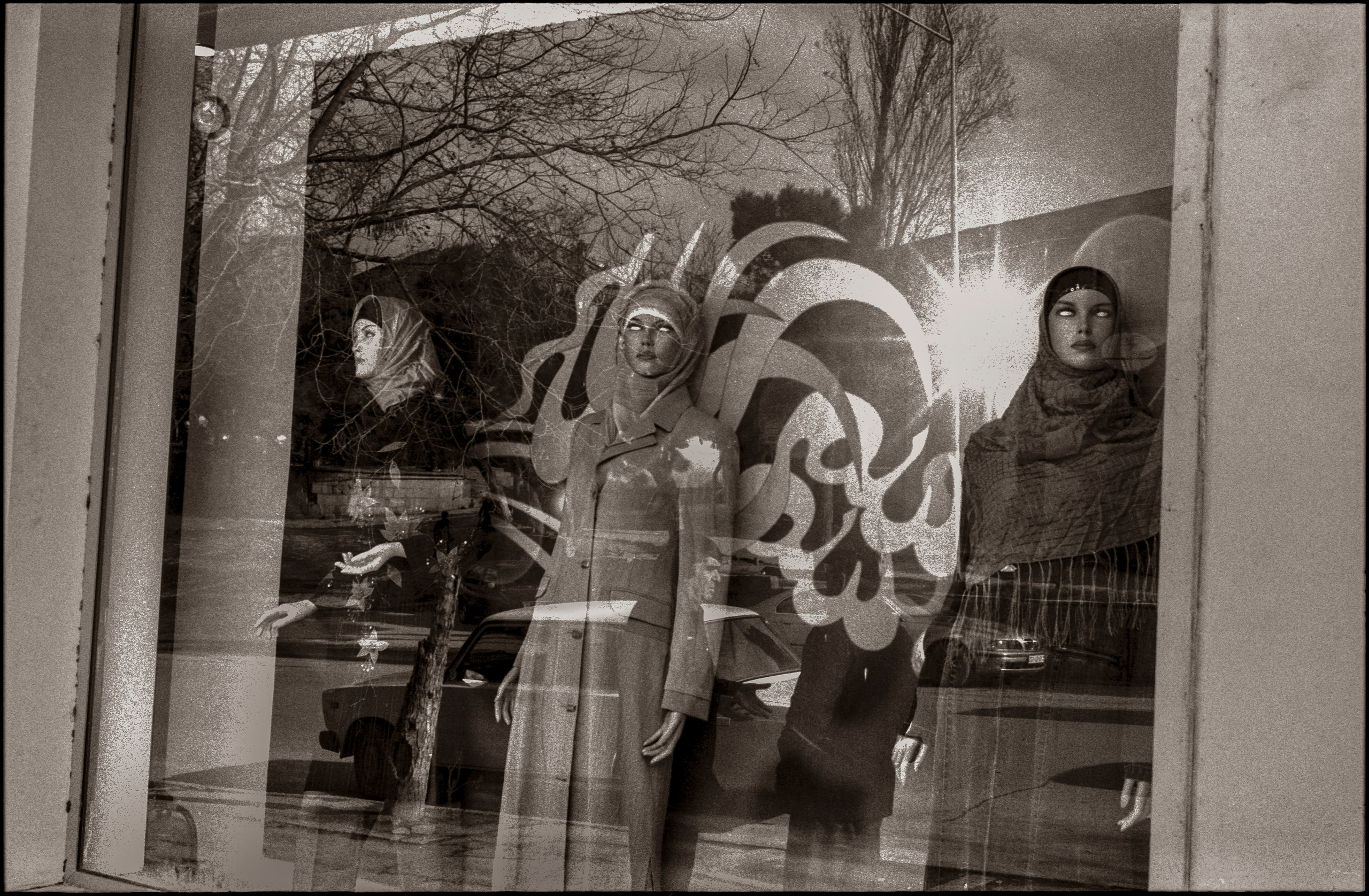 Blind mannequins.  Baku, 2008