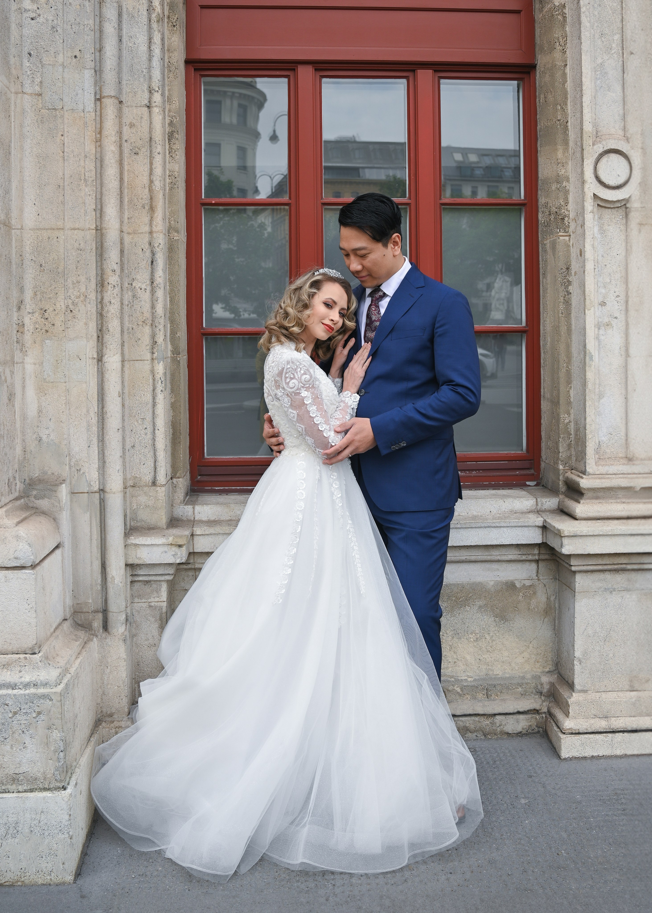 Jin & Diana in Vienna. Photo Vienna and Bratislava